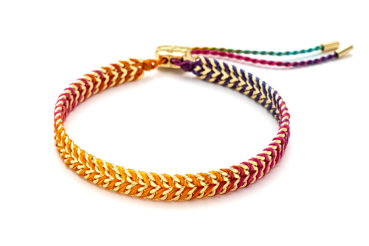Iztac Tropical Gold Bracelet