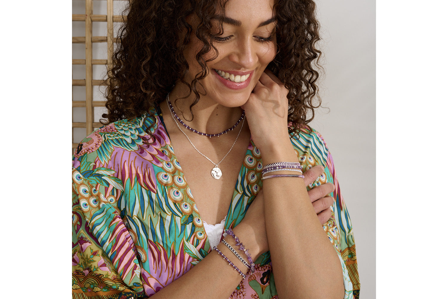 All year round Amethyst and purple tones are the perfect accessory to any outfit!