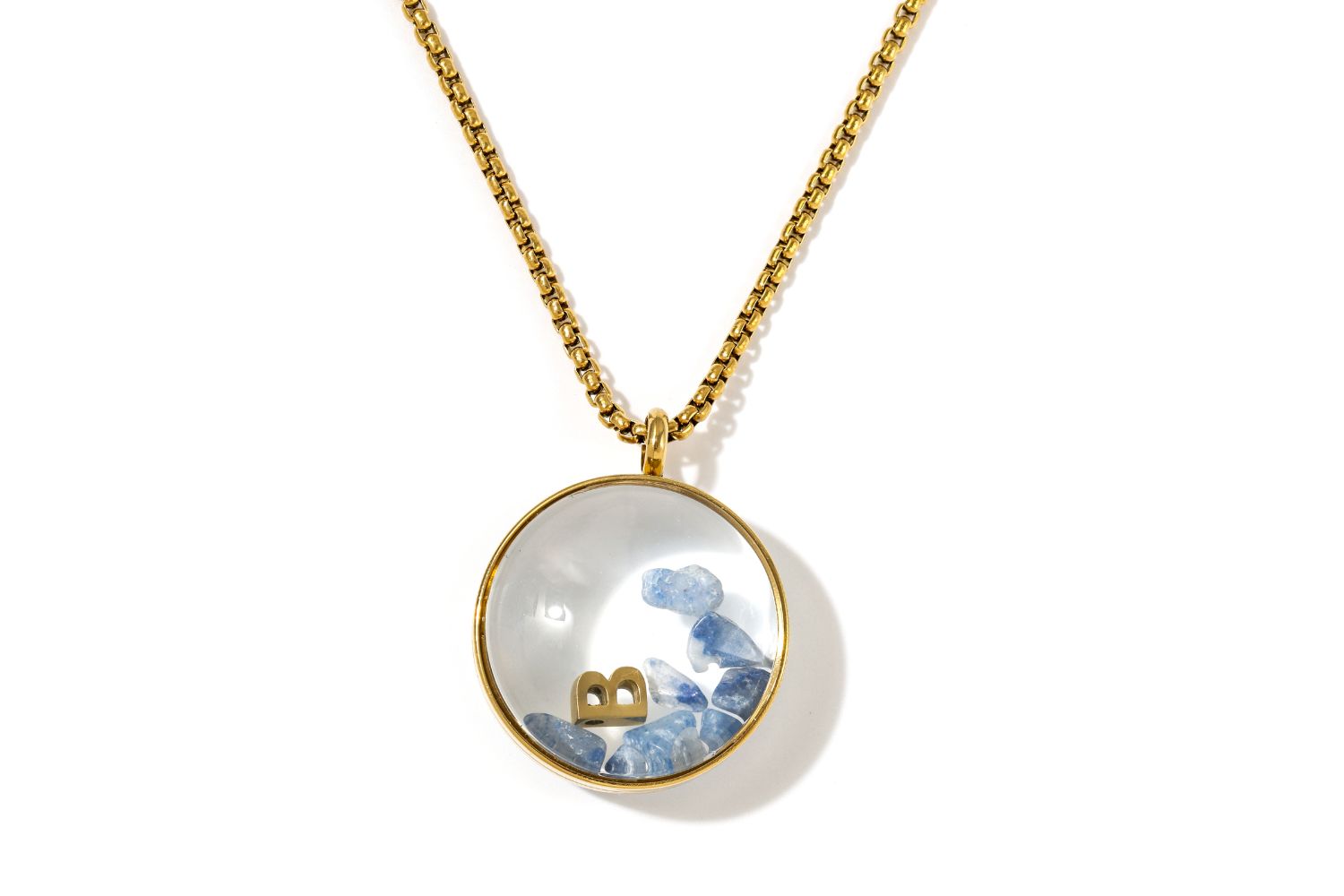Leilani Locket #gemstone_blueaventurine