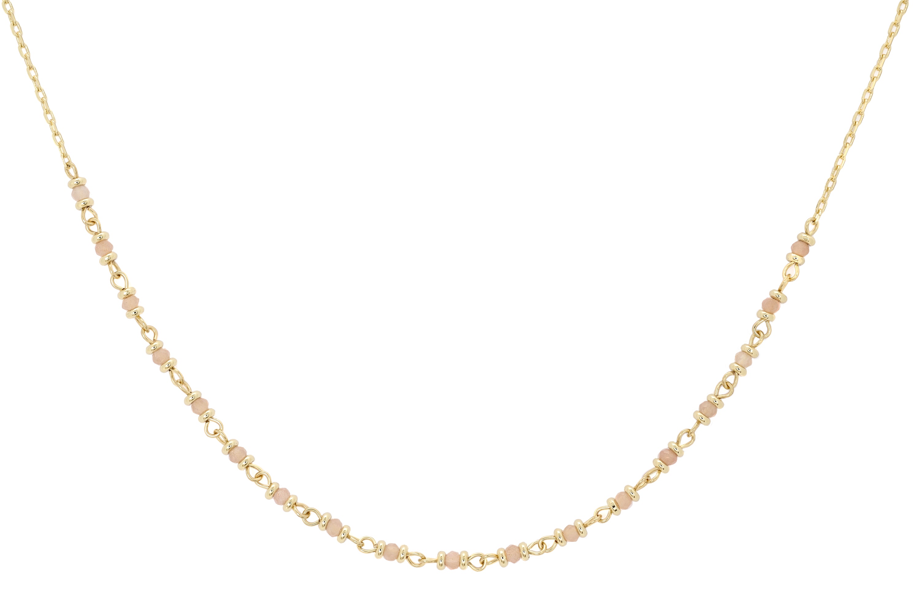 Panacea Sunstone Gemstone Gold Necklace