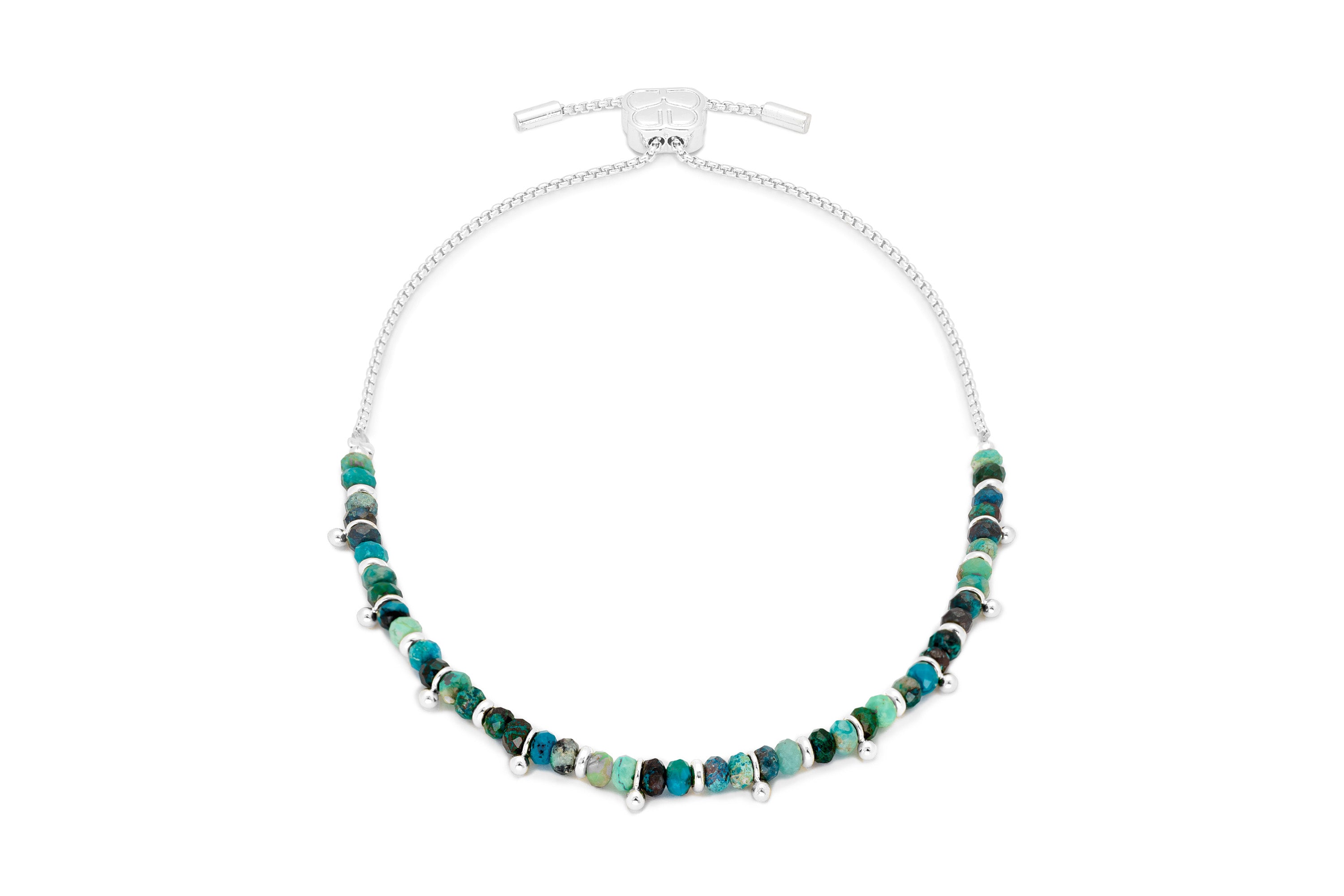 Harmony Azurite Silver Bracelet