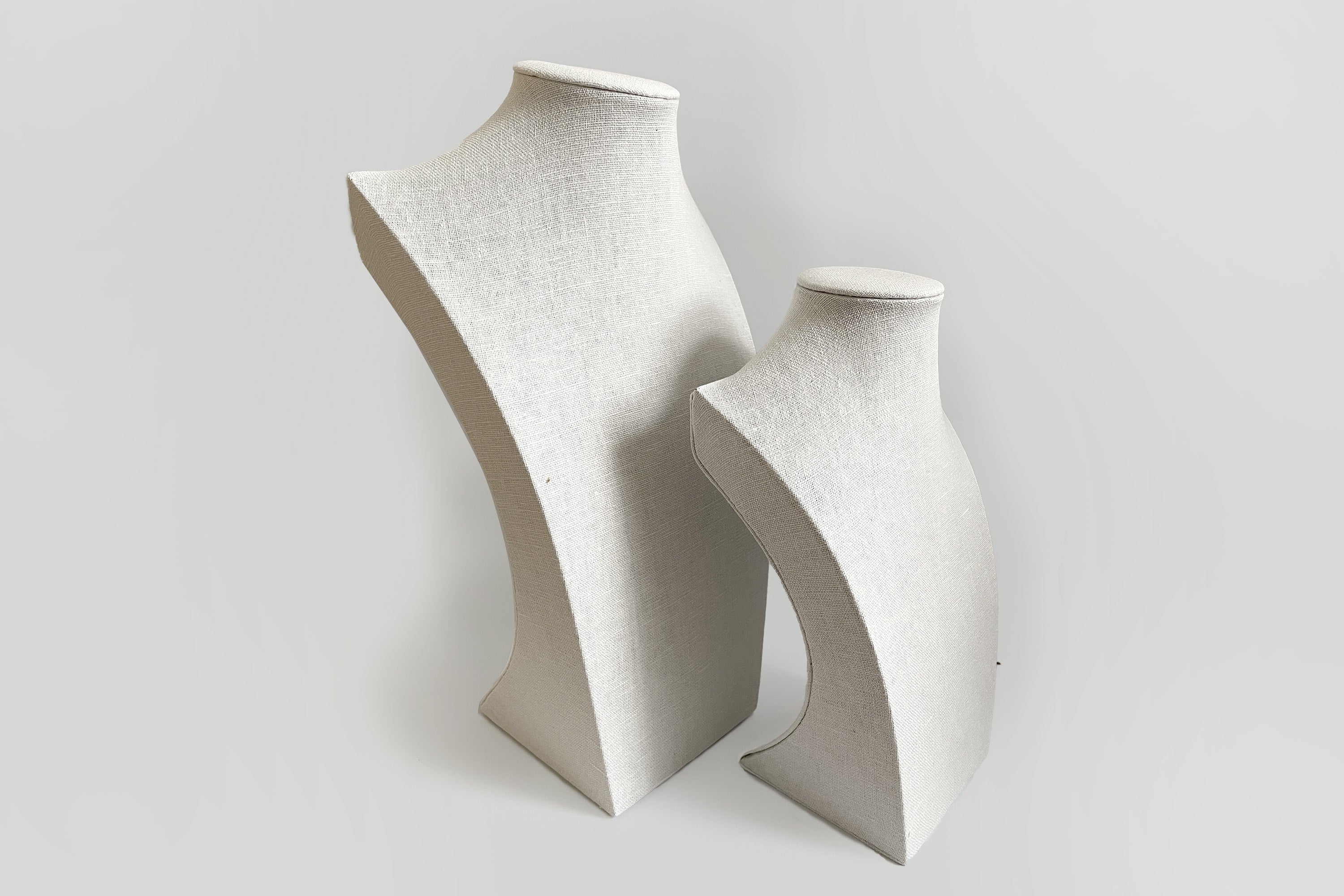 Small Jewellery Bust Cream Colour