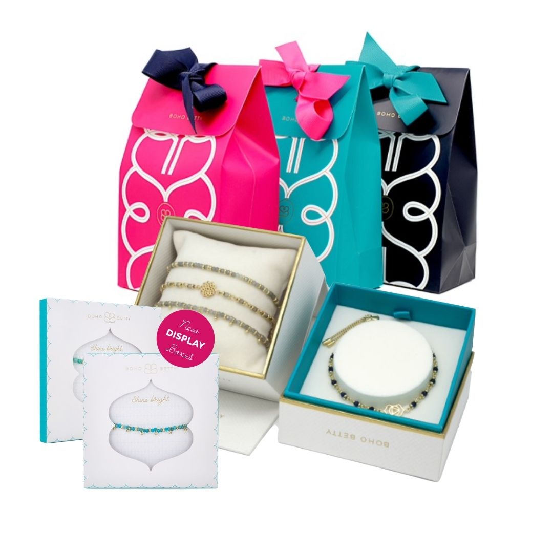 Majuro Black Spinel & Gold Stacking Bracelets