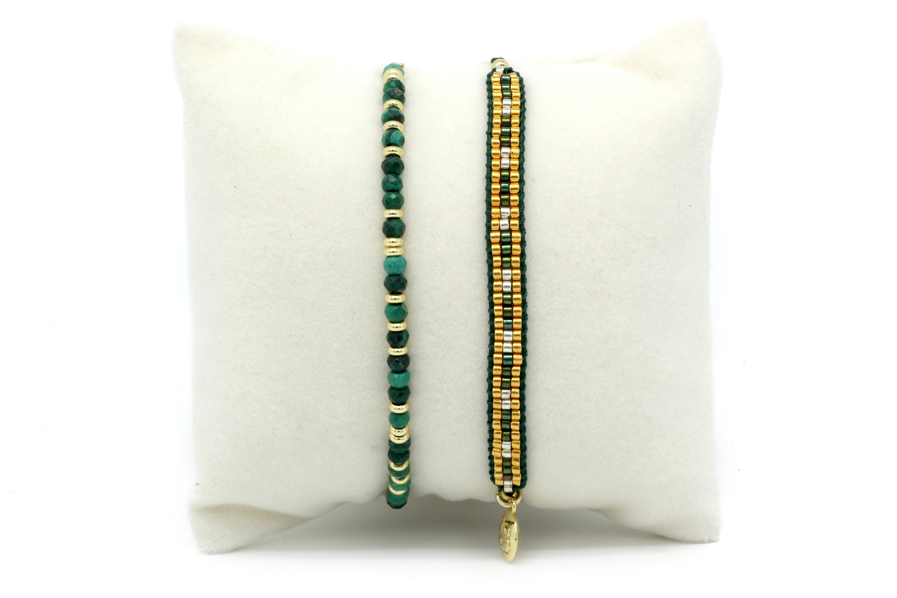 Maple Emerald Bracelet Stack