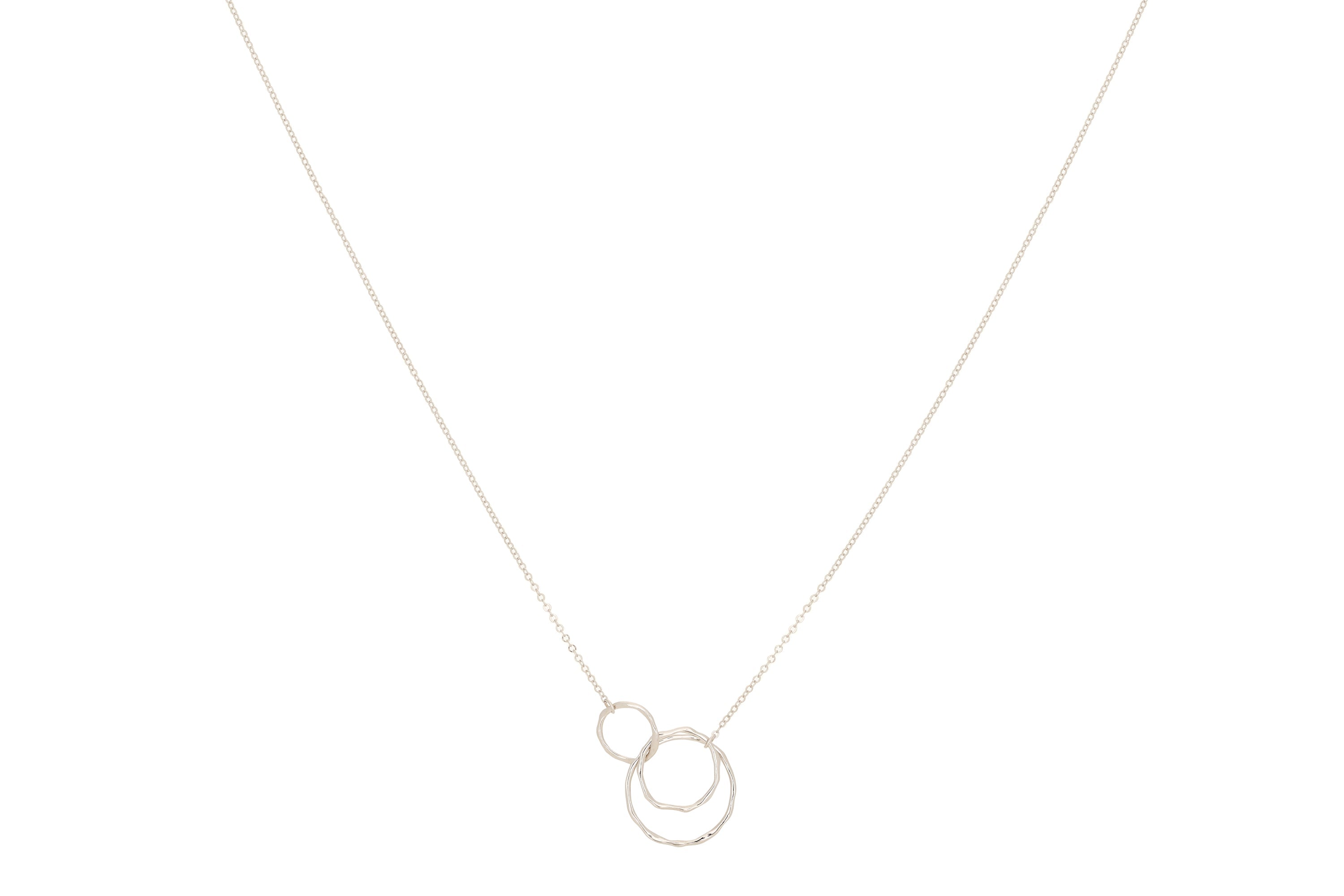 Pimms Silver Circular Necklace