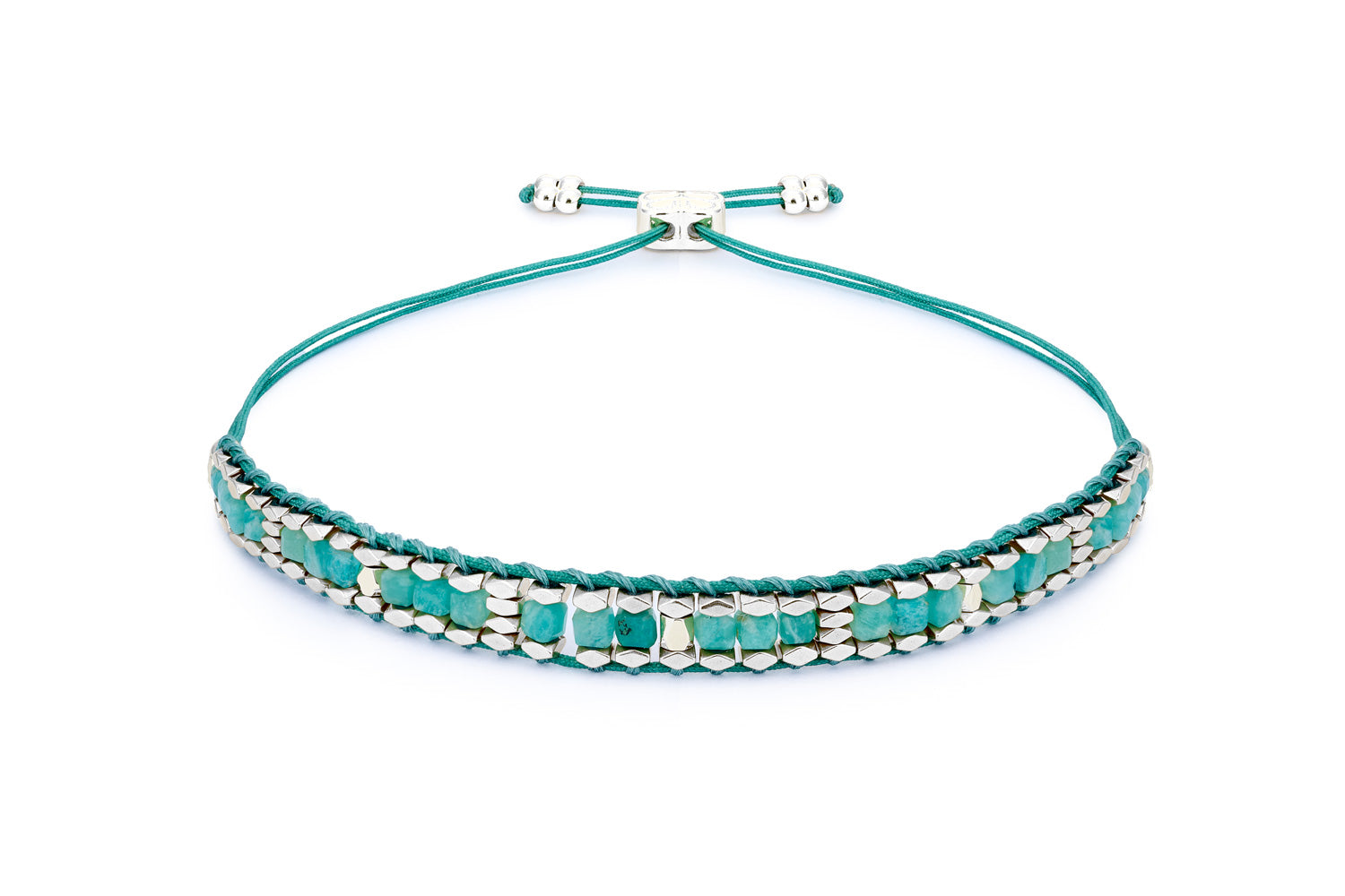 Anastasia Amazonite Silver Bracelet