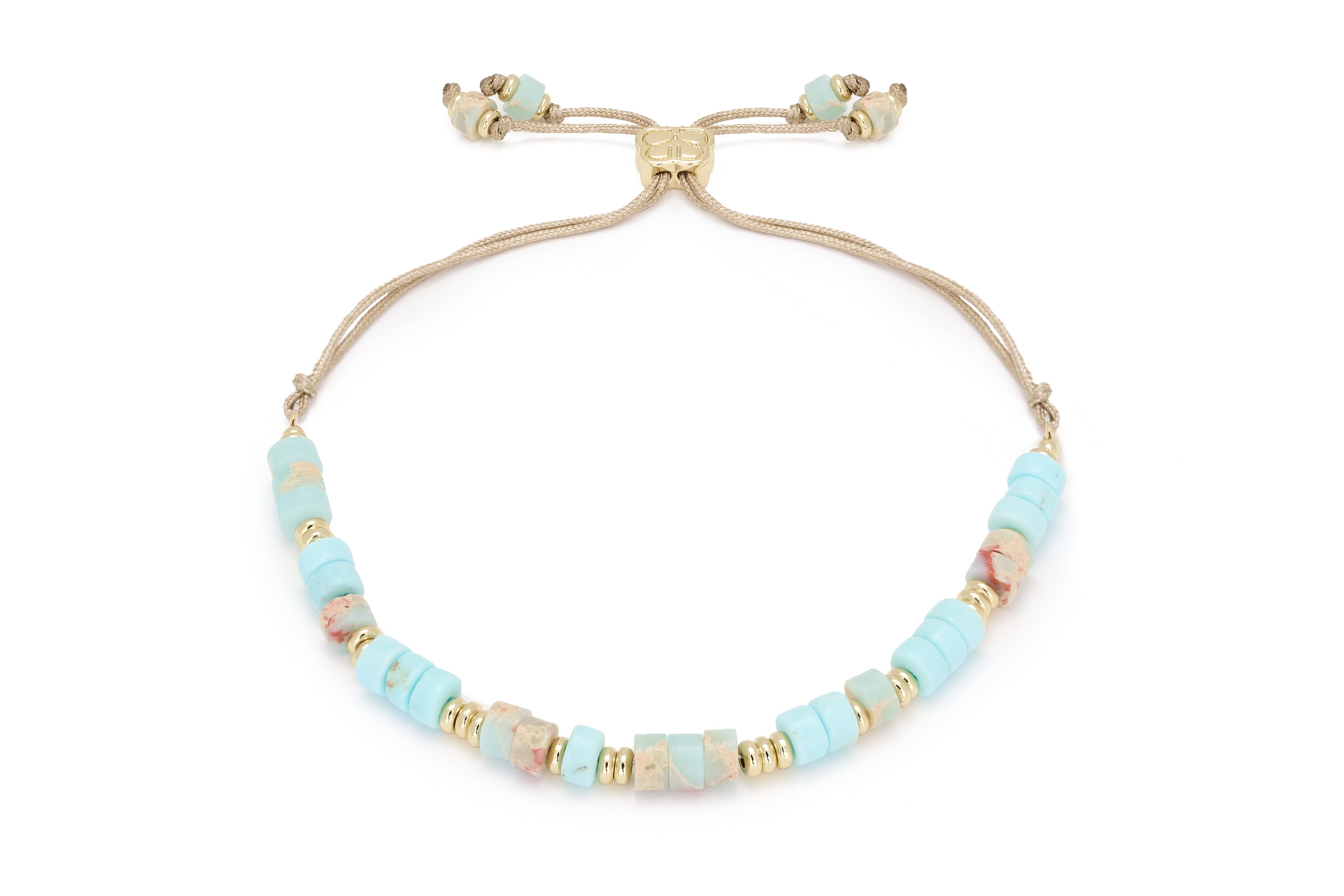 Rayne Aqua Gold Gemstone Bracelet