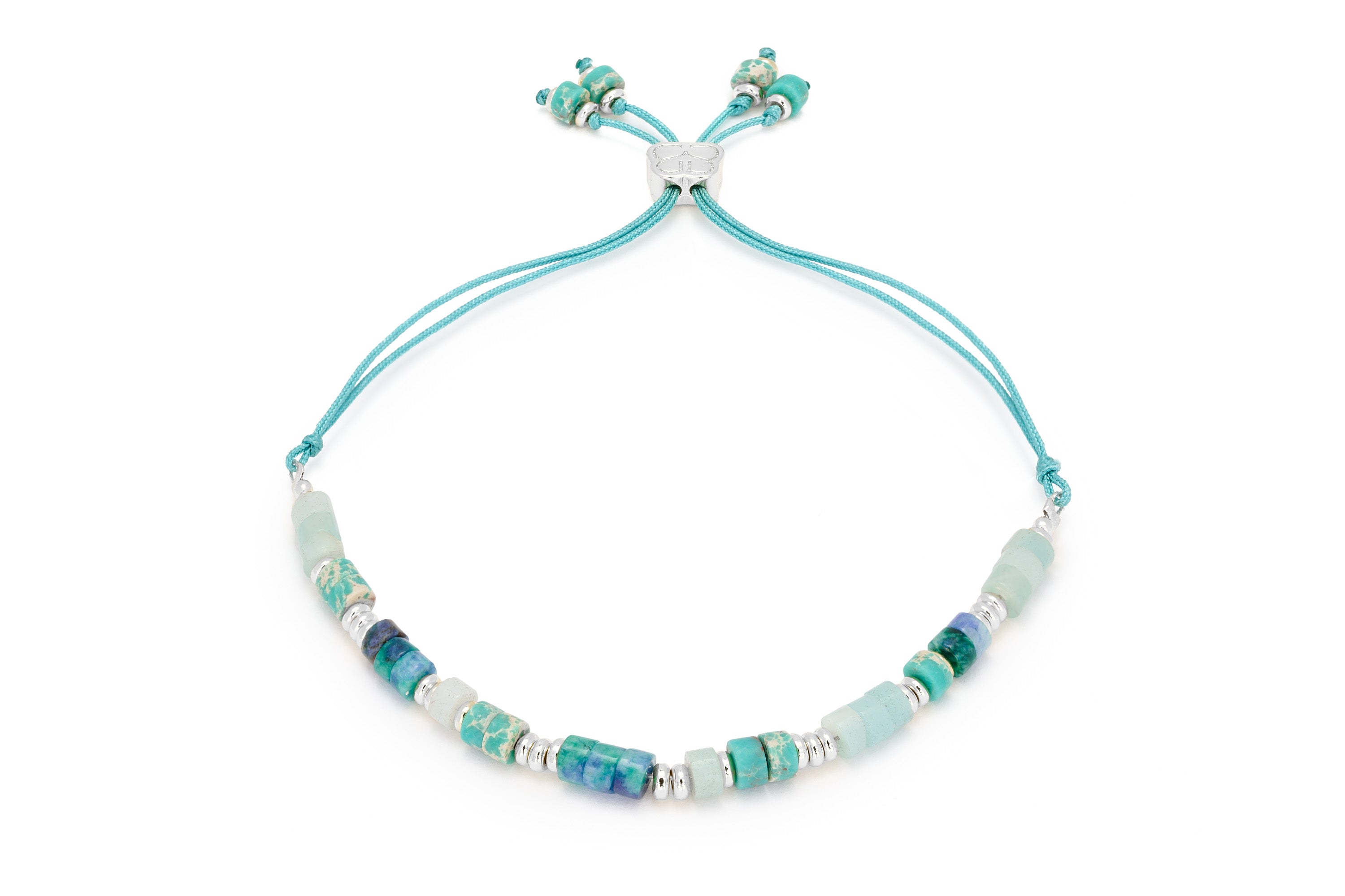 Rayne Blue Silver Gemstone Bracelet