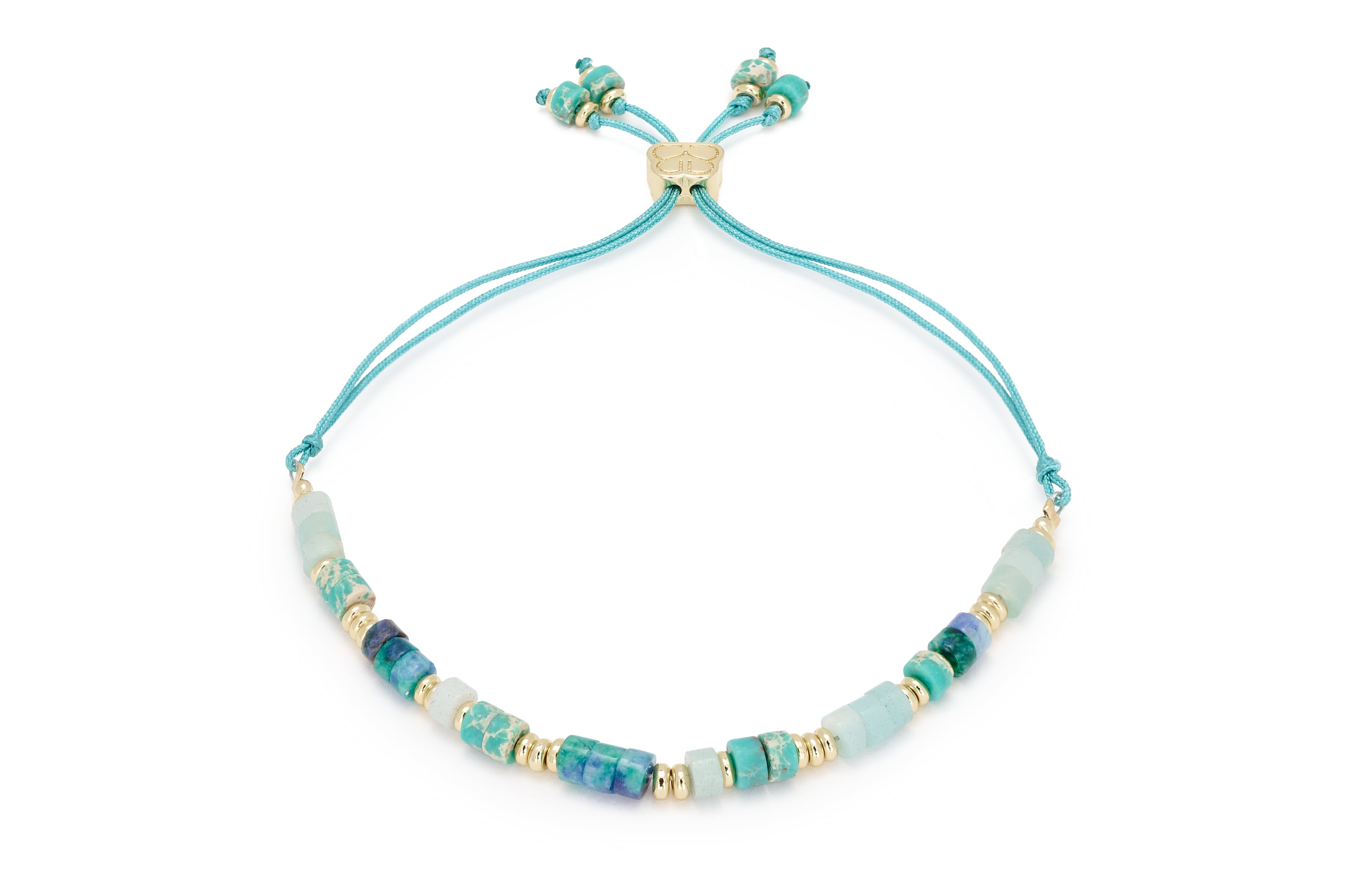 Rayne Blue Gold Gemstone Bracelet