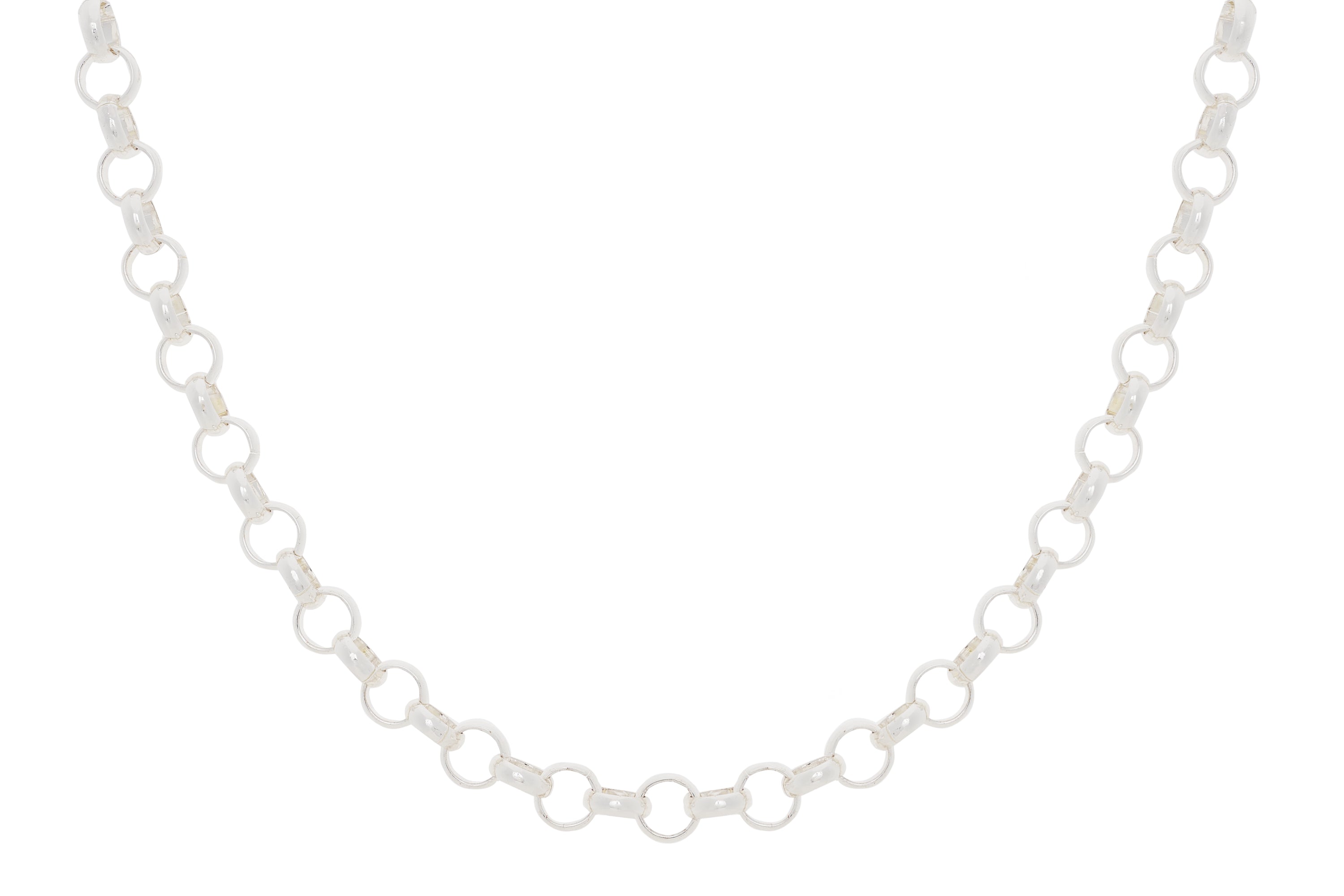 Sif Silver Chunky Chain Medium Length Necklace