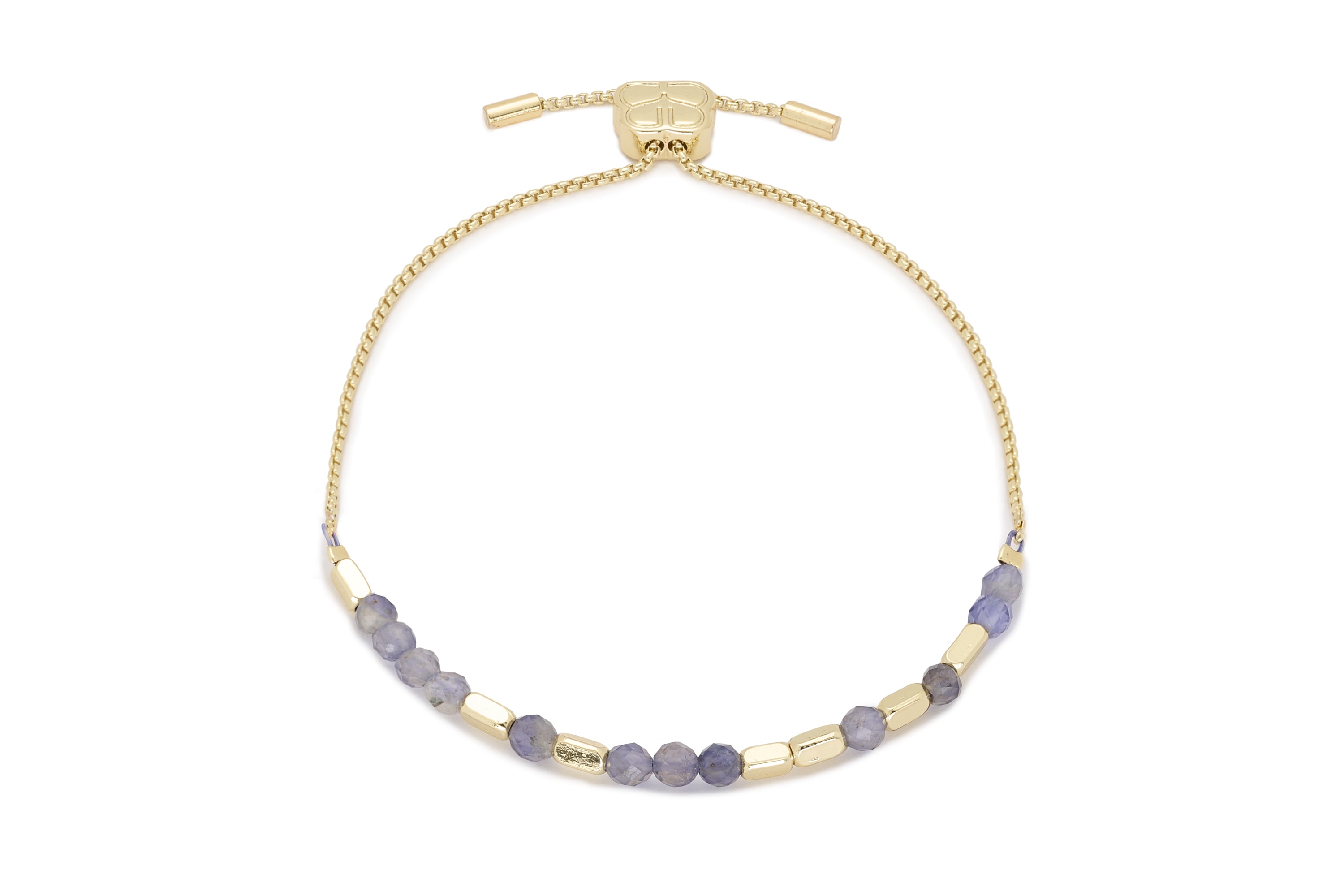 Balance Iolite Gold Bracelet