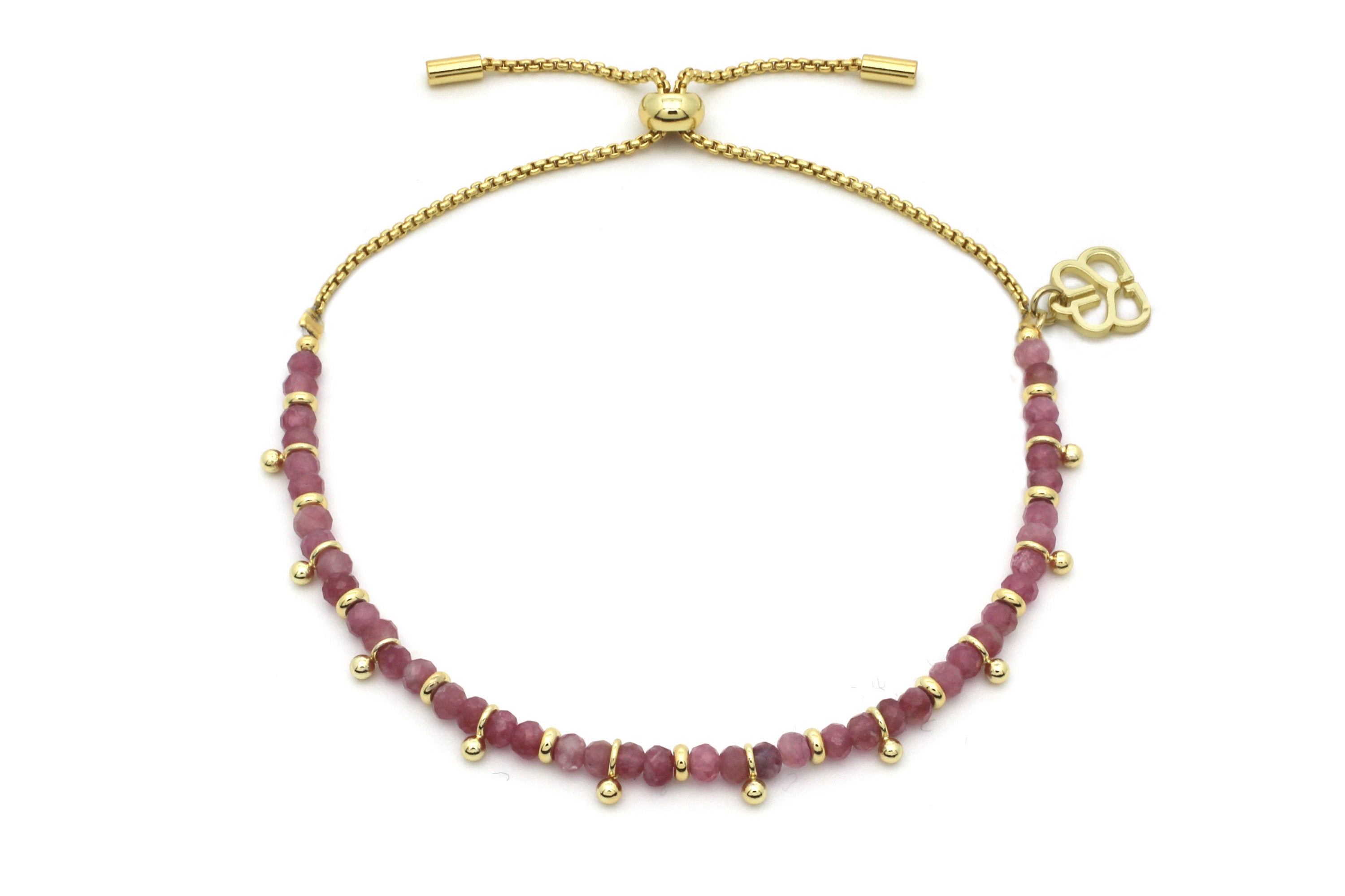 Kefalonia Pink 3 Layer Bracelet Stack