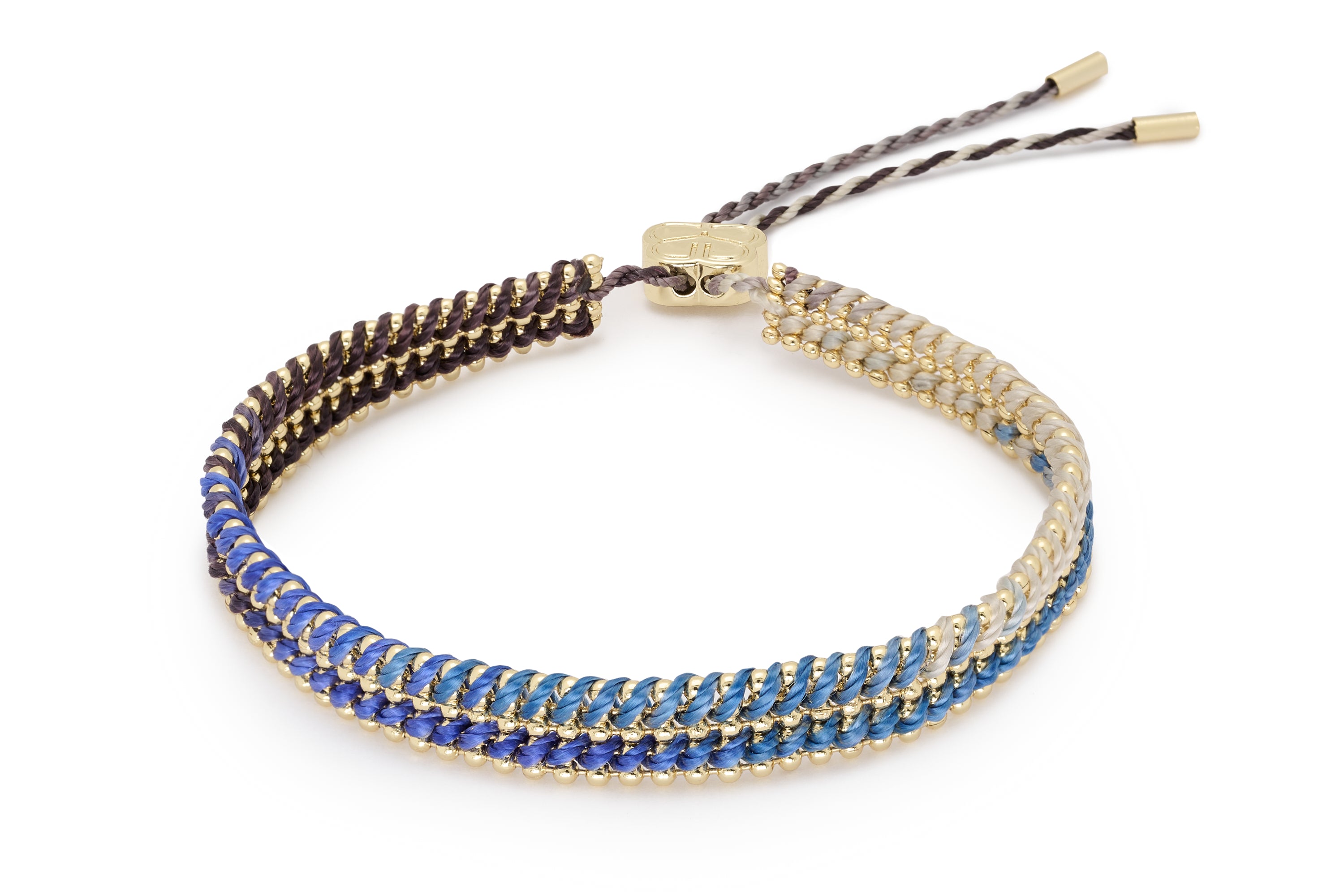 Yolia Denim Ombré Gold Bracelet