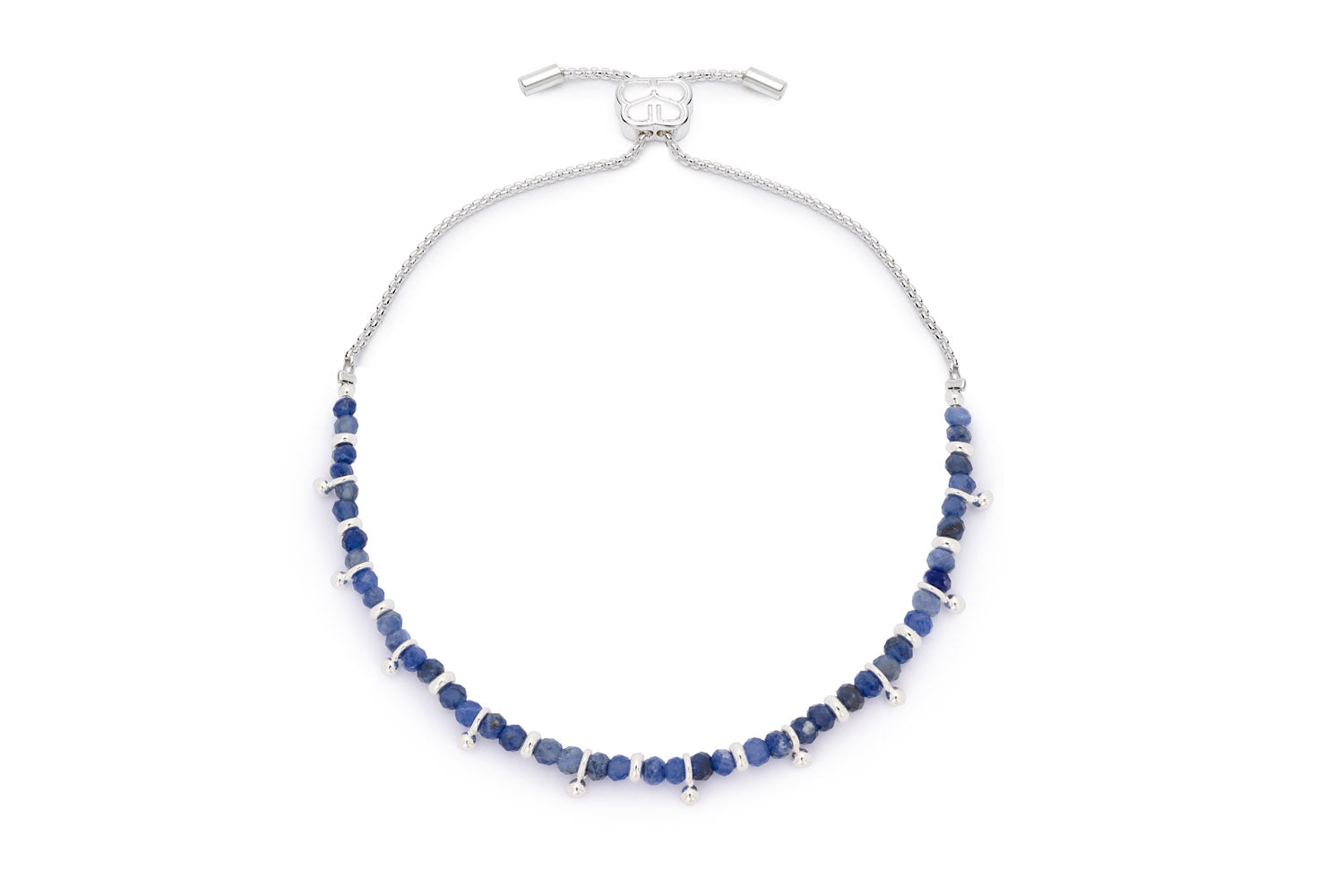 Harmony Sodalite Silver Gemstone Bracelet