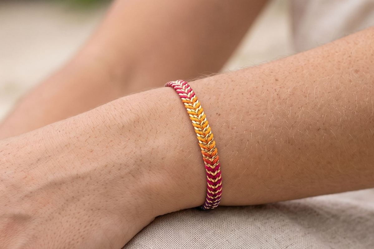 Iztac Tropical Gold Bracelet SS