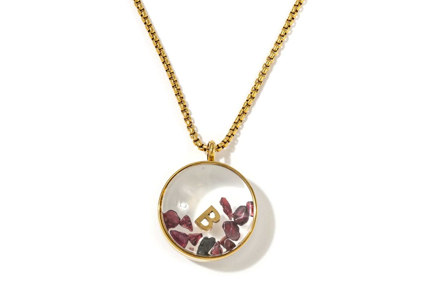 Leilani Locket Garnet  #gemstone_garnet