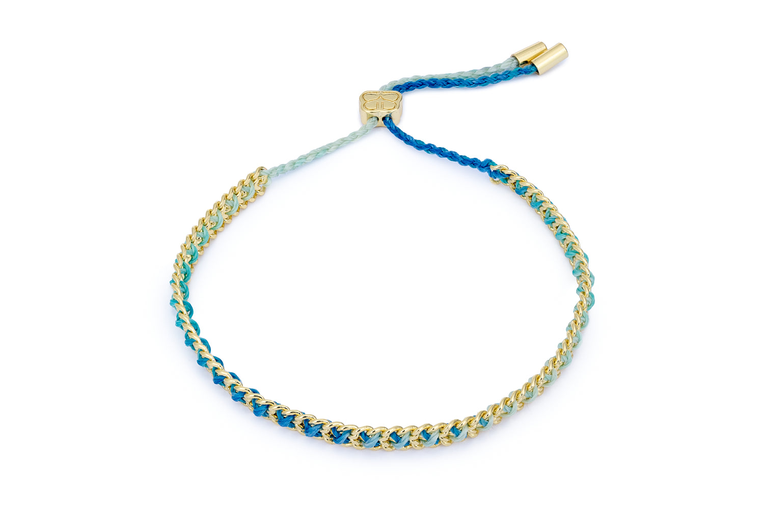 Lilia Blue Ombre Gold Bracelet