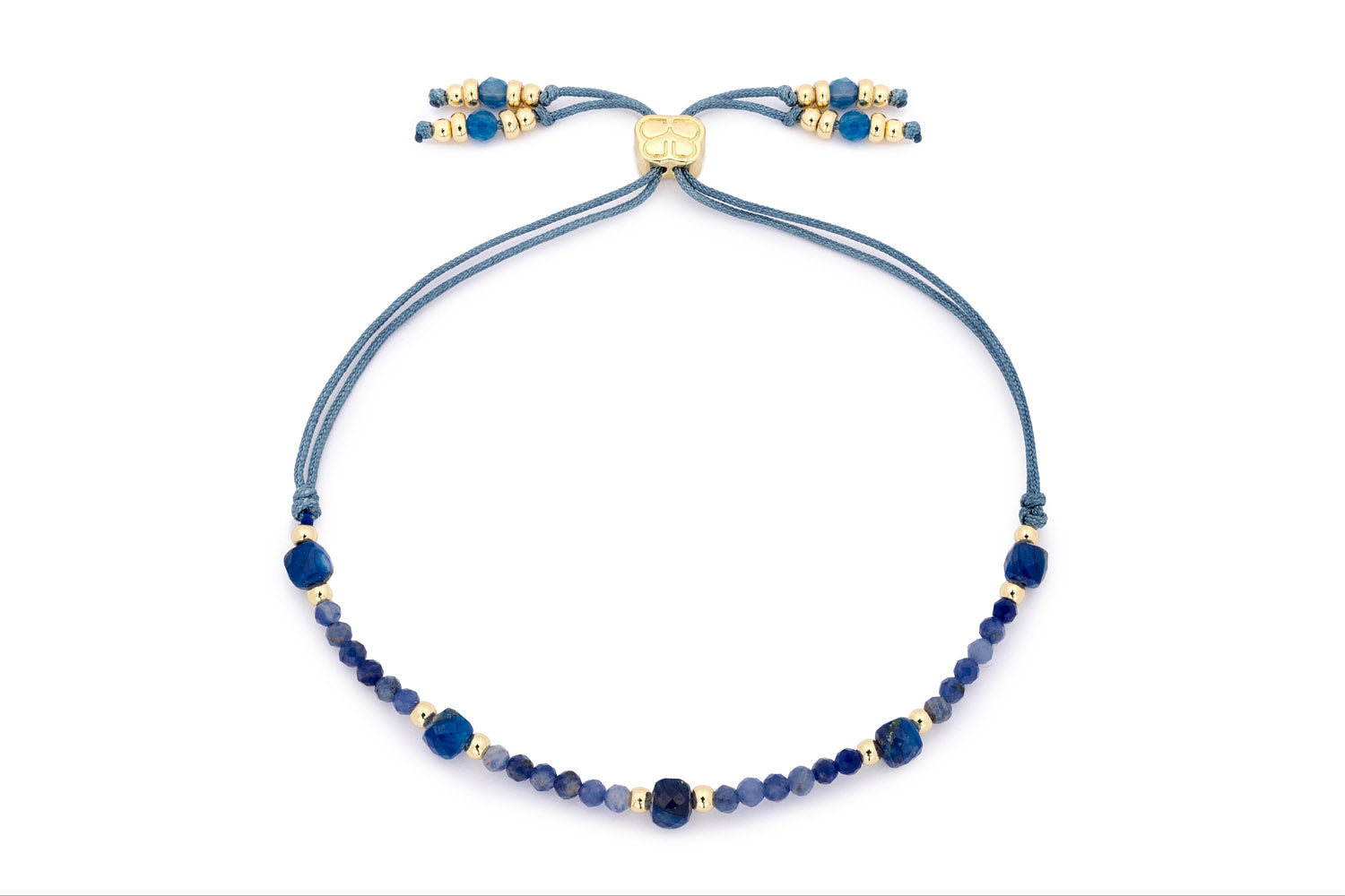 Meadow Blue Aventurine Gold