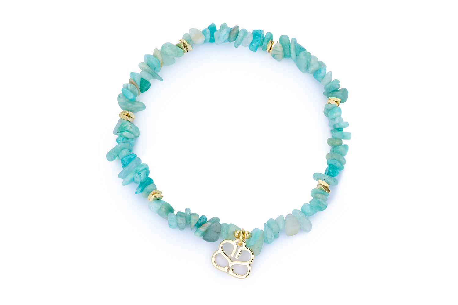 Sana Amazonite Gold Bracelet