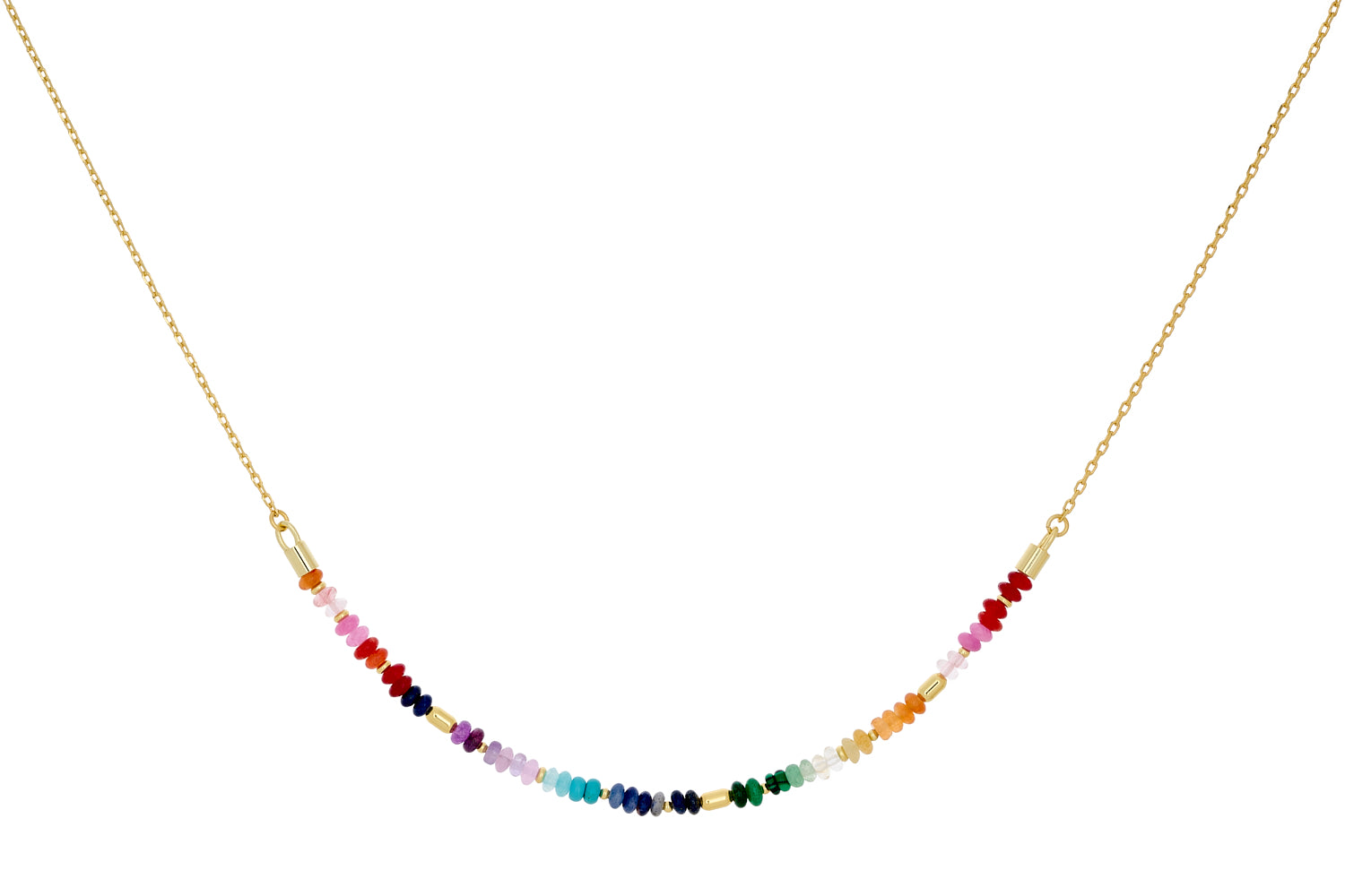 Skye Rainbow Gold Necklace