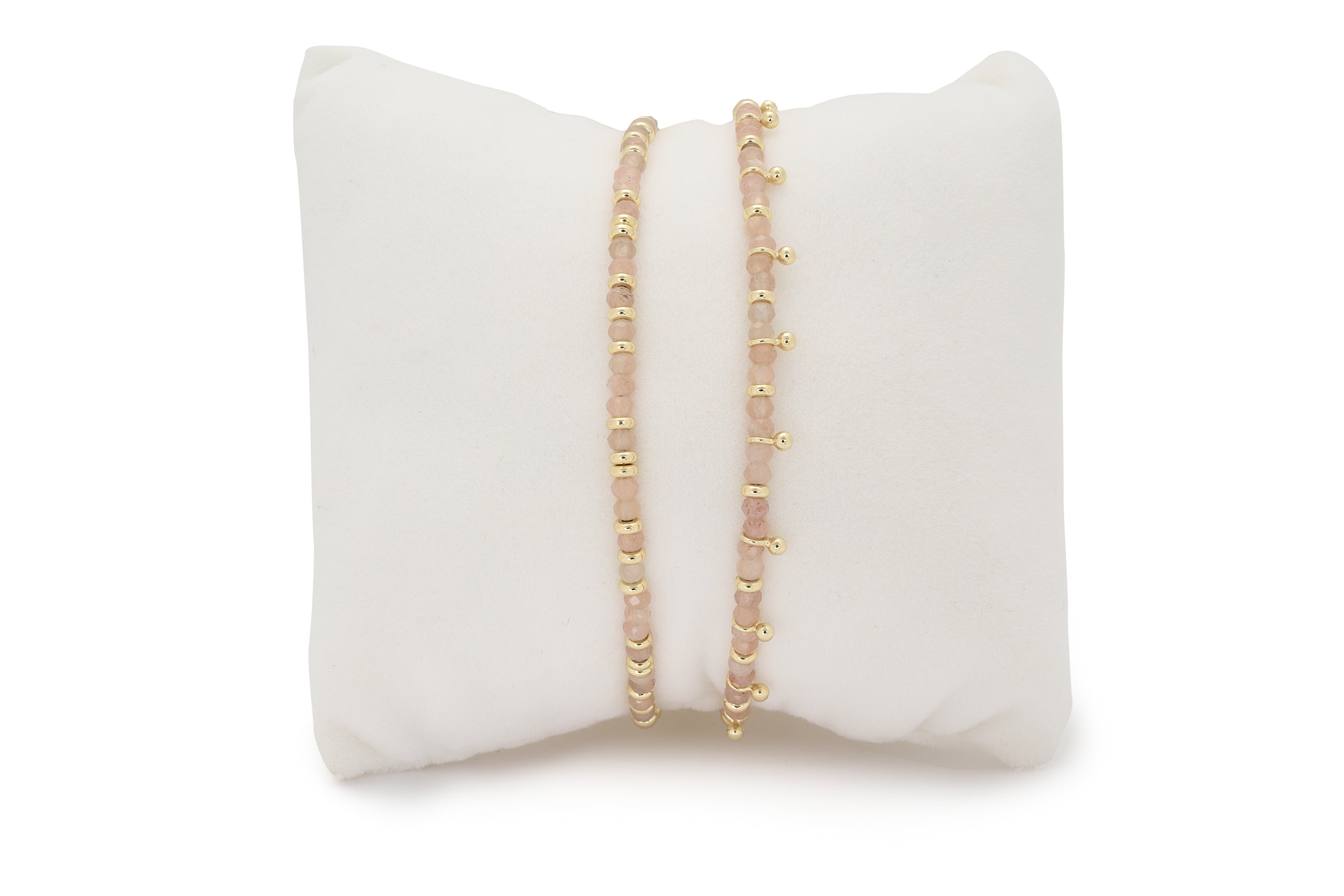 Serenity Sunstone Bracelet Stack