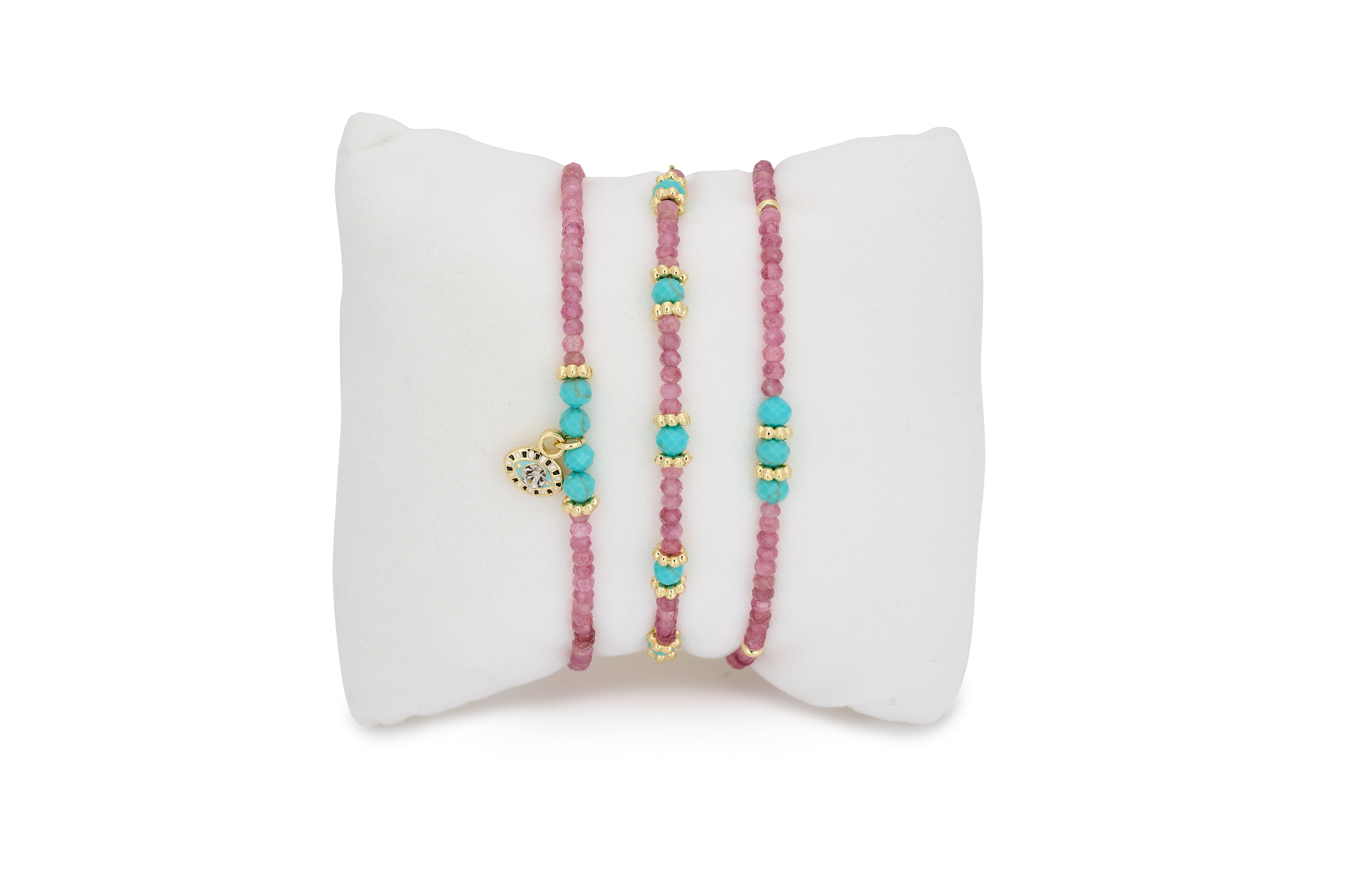 Poros 3 Layer Gold Bracelet Stack