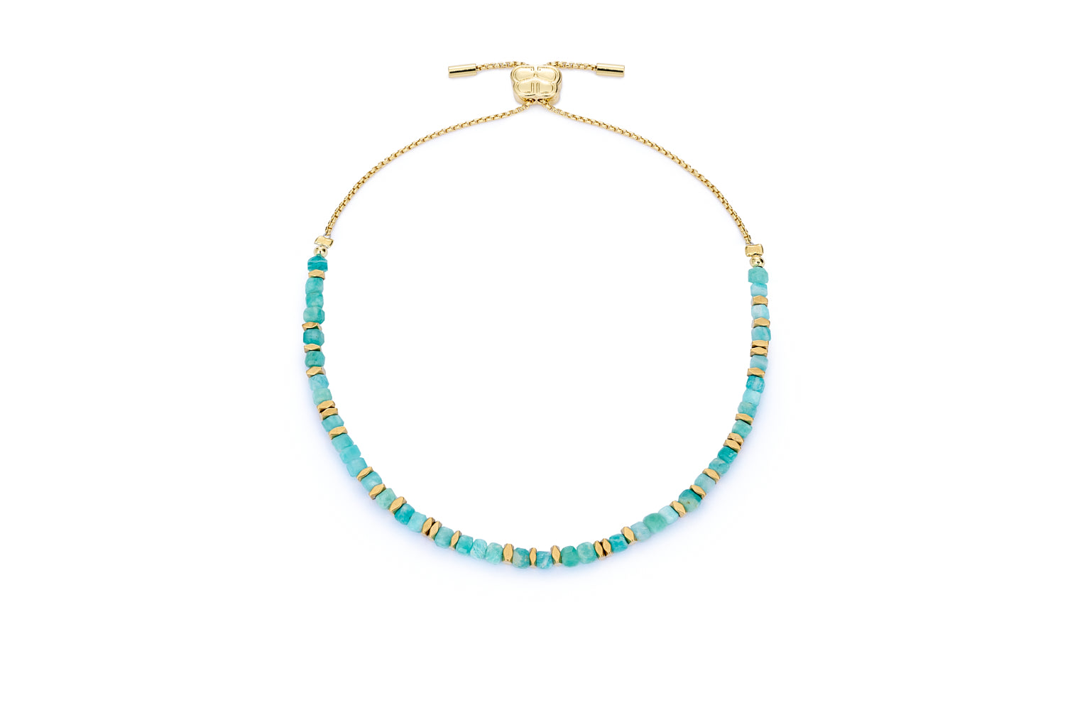 Valentina Amazonite Gold Bracelet