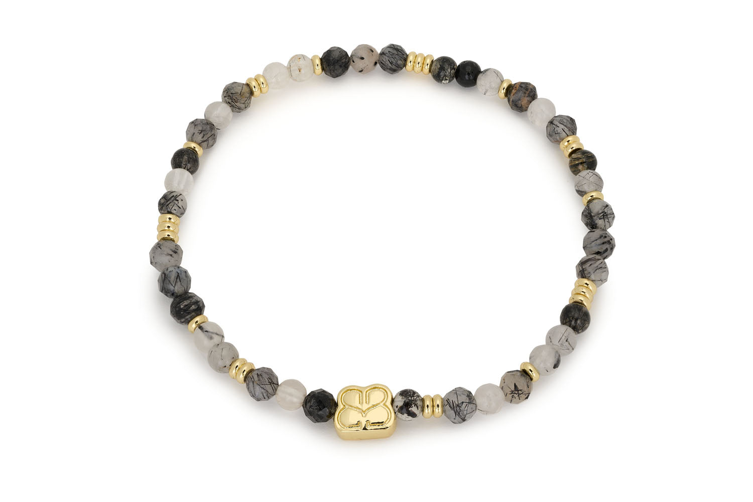 Wonder Black Rutilated Quartz Gold