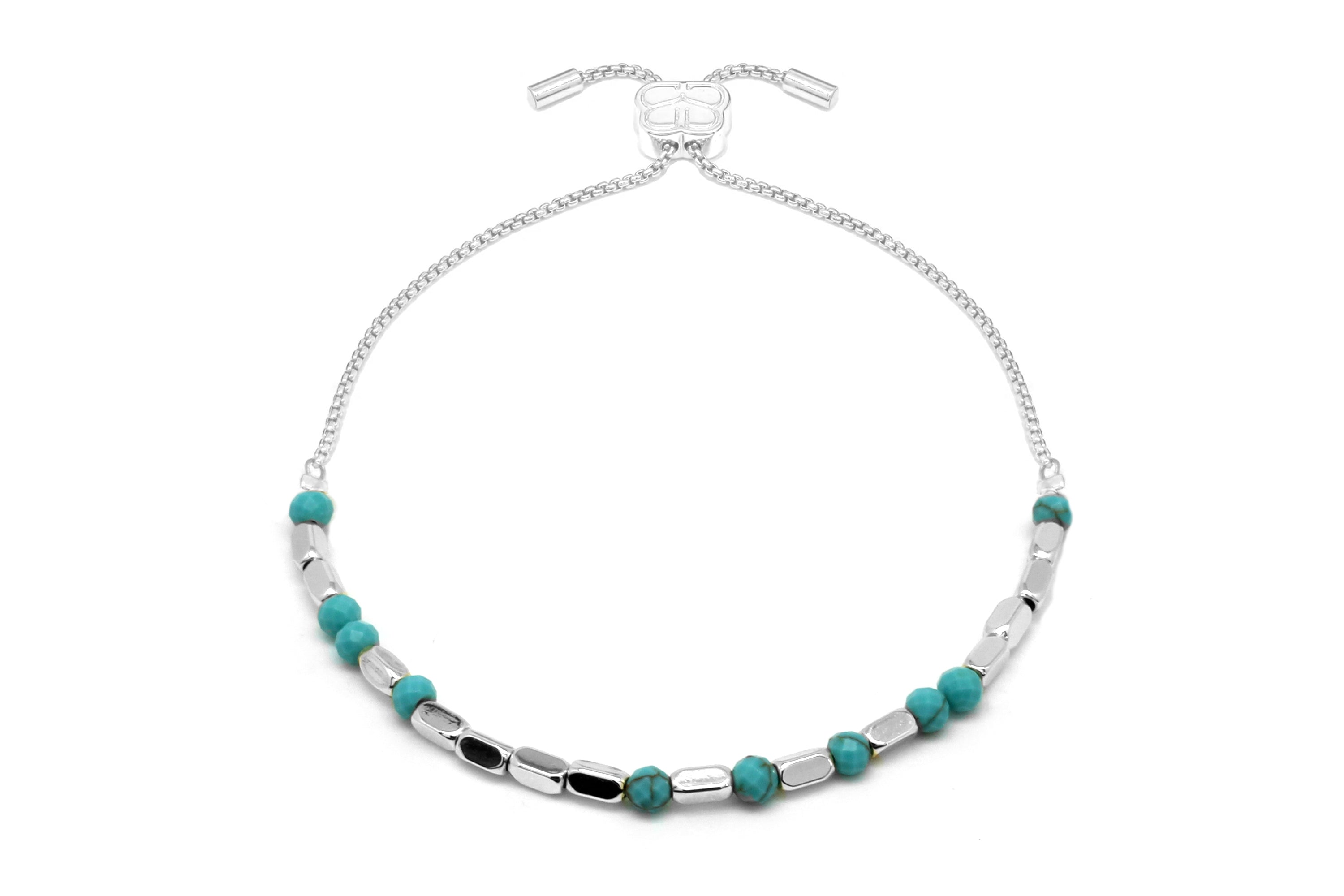 Skiathos Turquoise 3 Layer Bracelet Stack