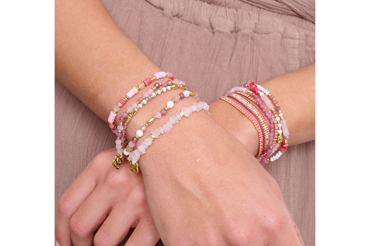 Fresco Pink Gemstone Bracelet