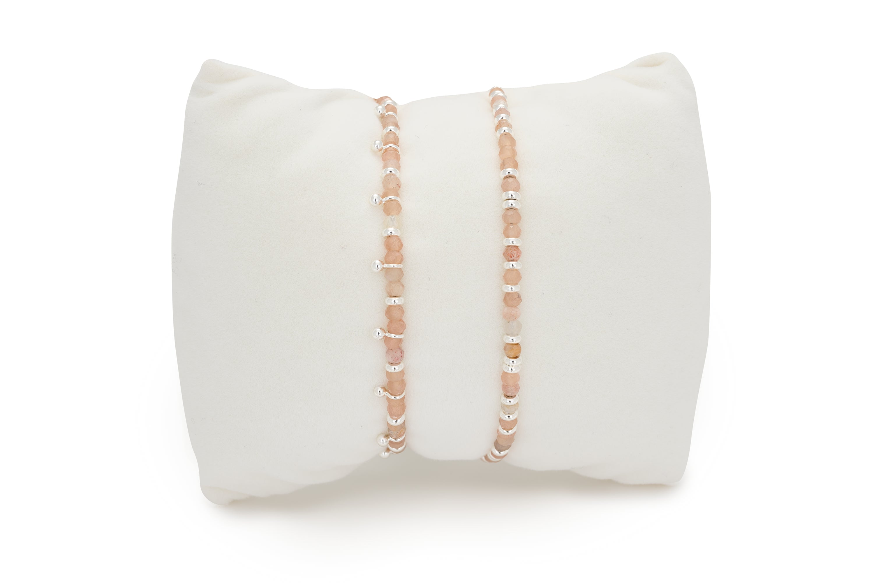 Serenity Sunstone Bracelet Stack