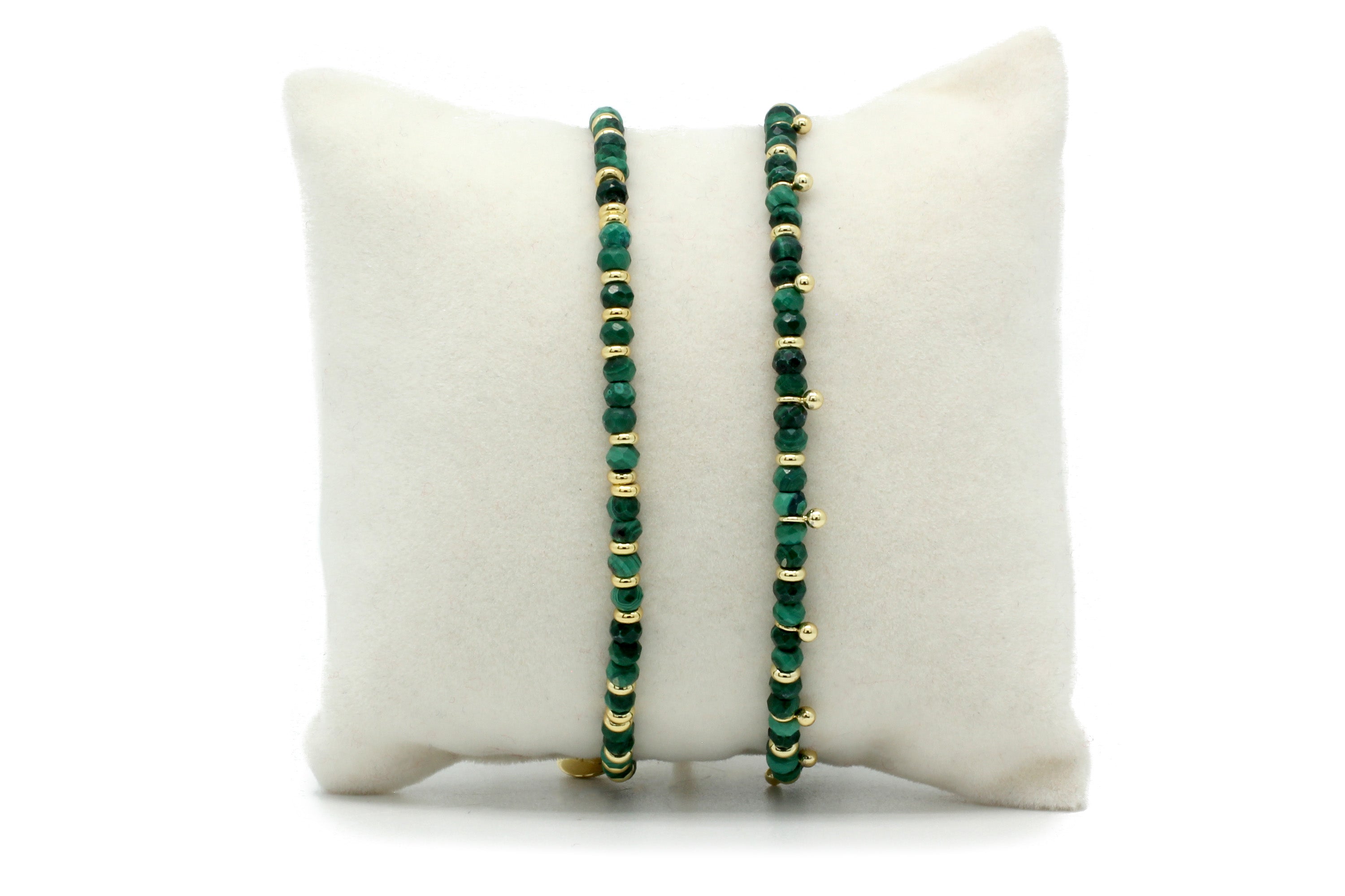 Serenity Malacite Bracelet Stack