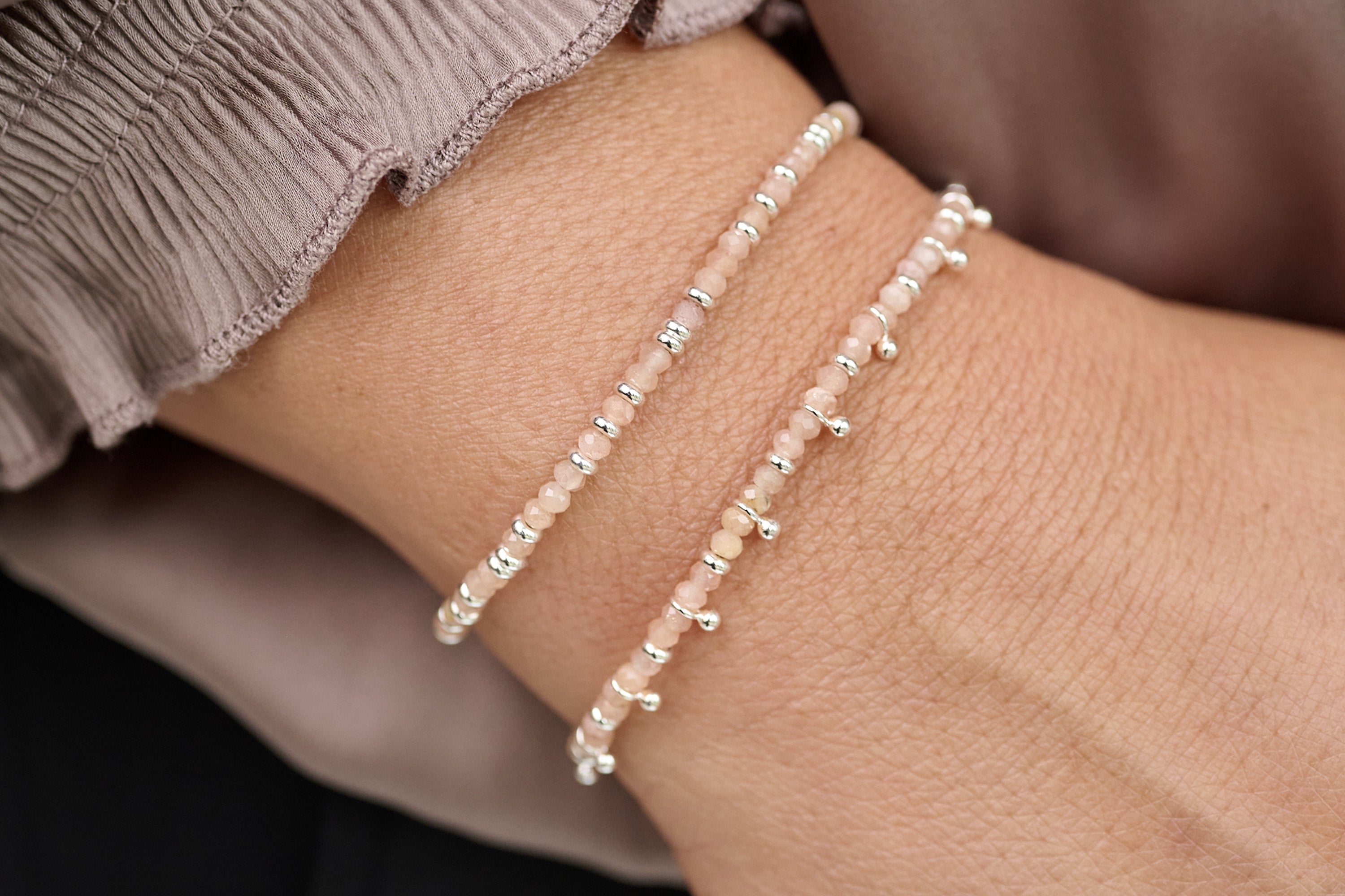 Harmony Sunstone Silver Bracelet