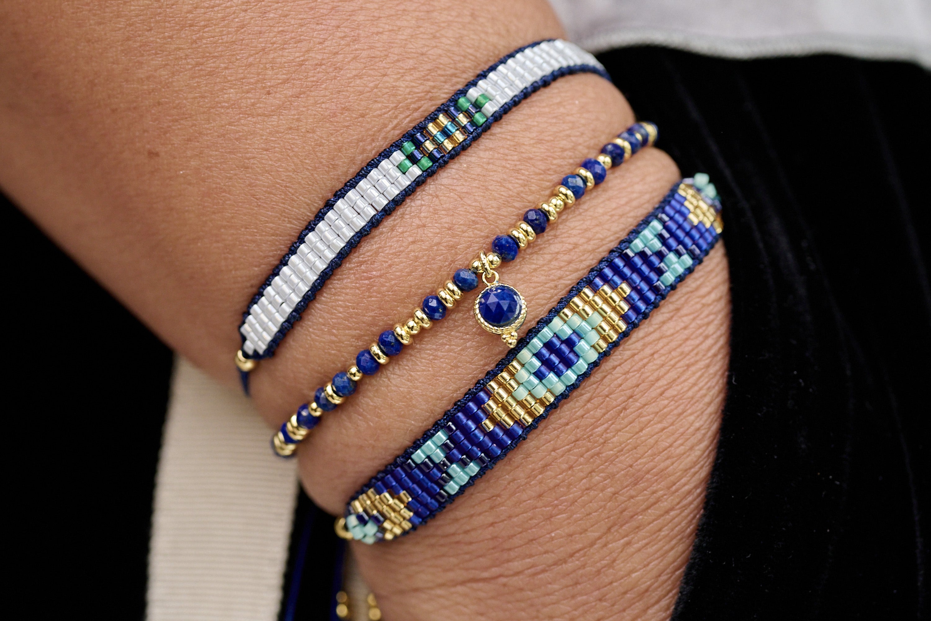 Magic Royal Blue Friendship Beaded Bracelet