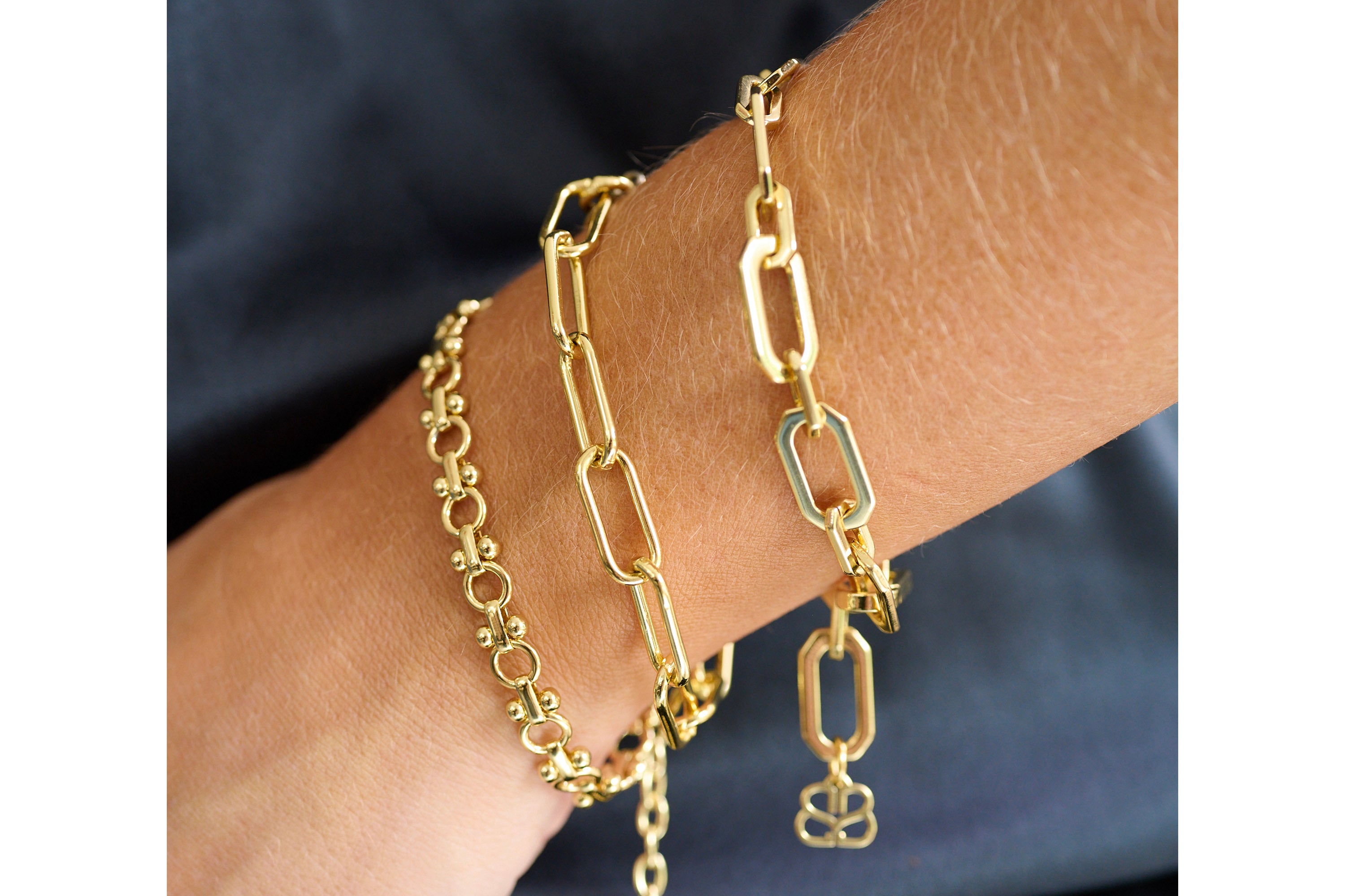 Infinate Gold Chain Bracelet