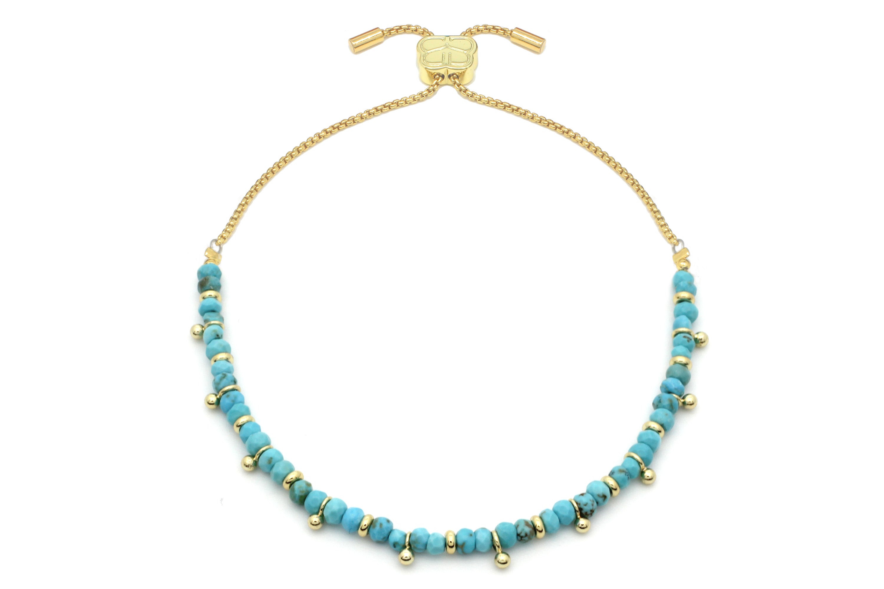 Harmony Turquoise Gold Bracelet