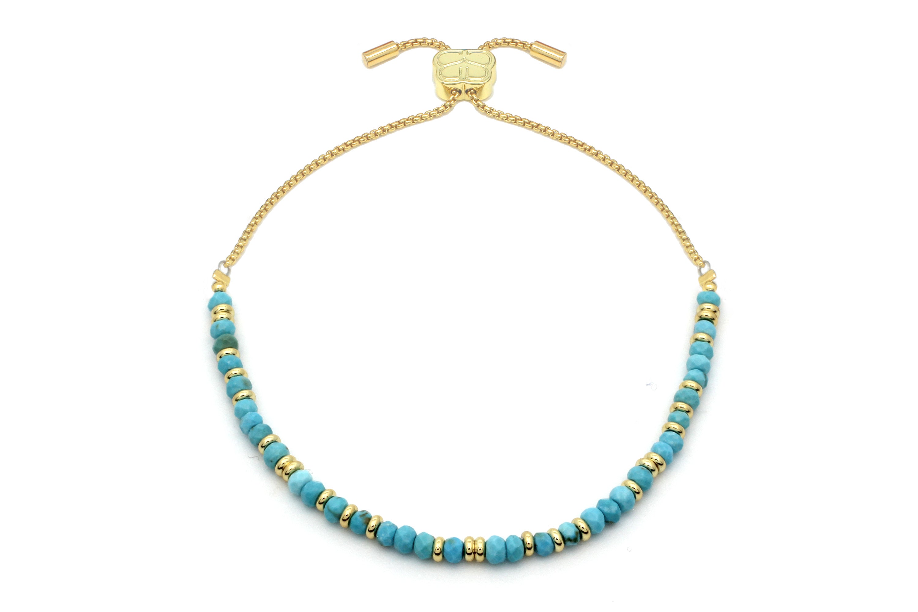 Mystical Turquoise Gold Bracelet