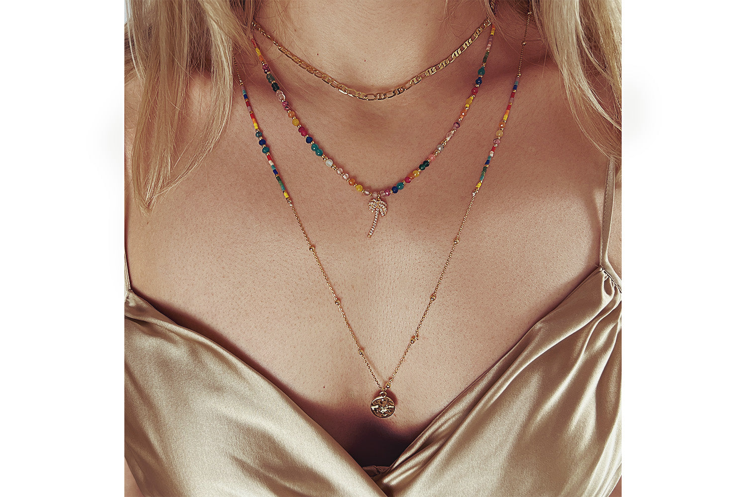 Rasalas Multicolour Long Bead Necklace