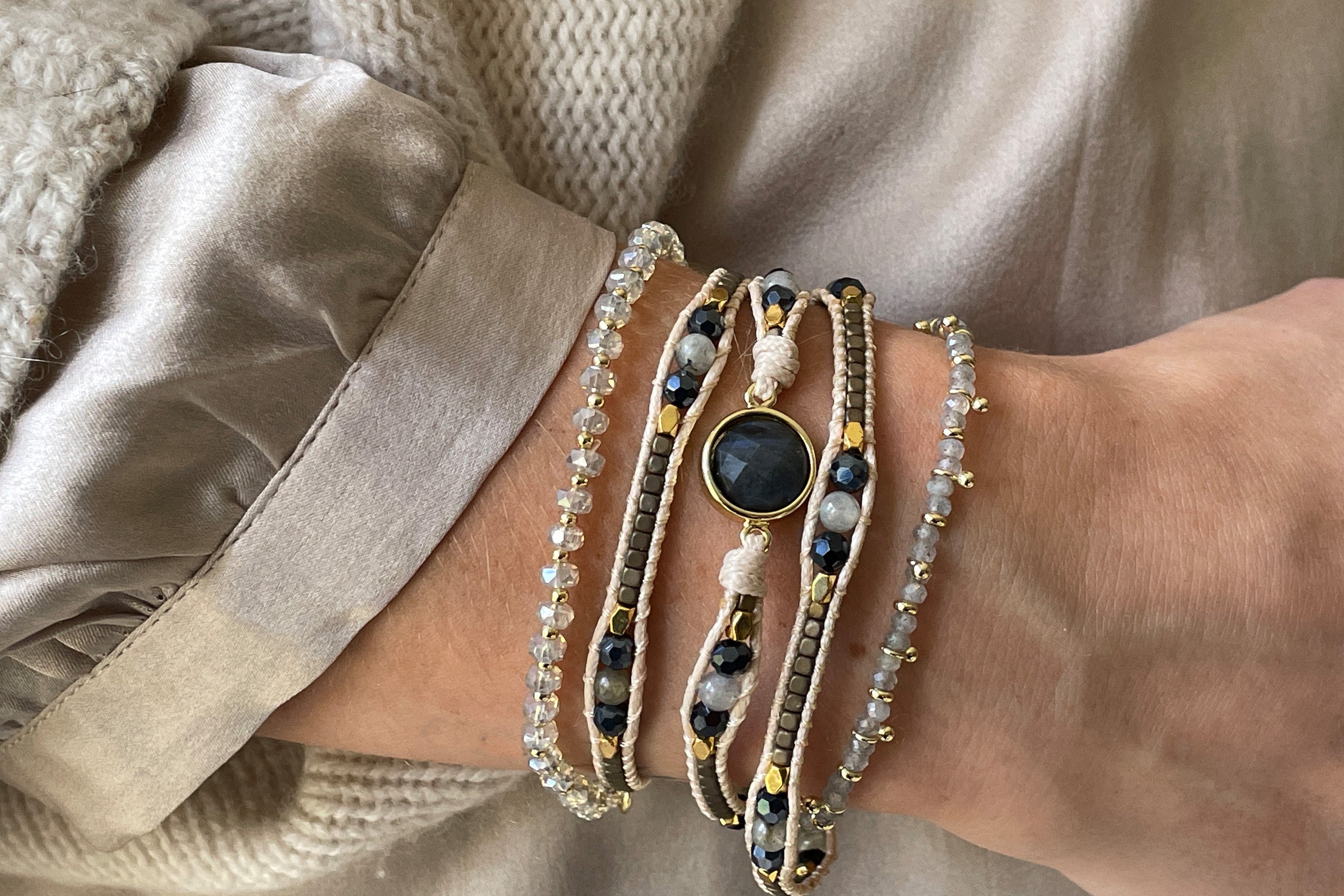 Latte Bracelet Stack - Boho Betty