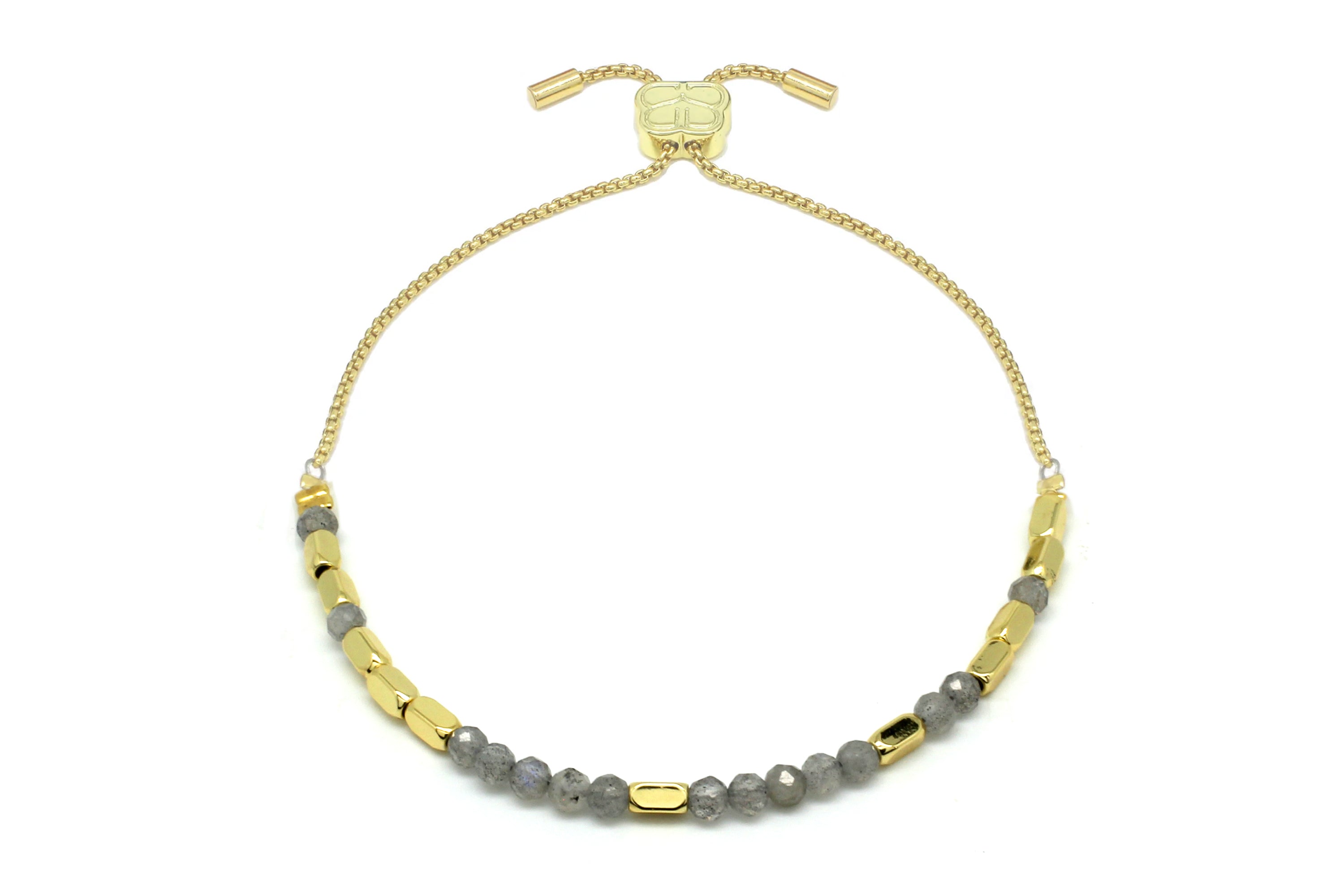 Positivity Labradorite Gold Bracelet