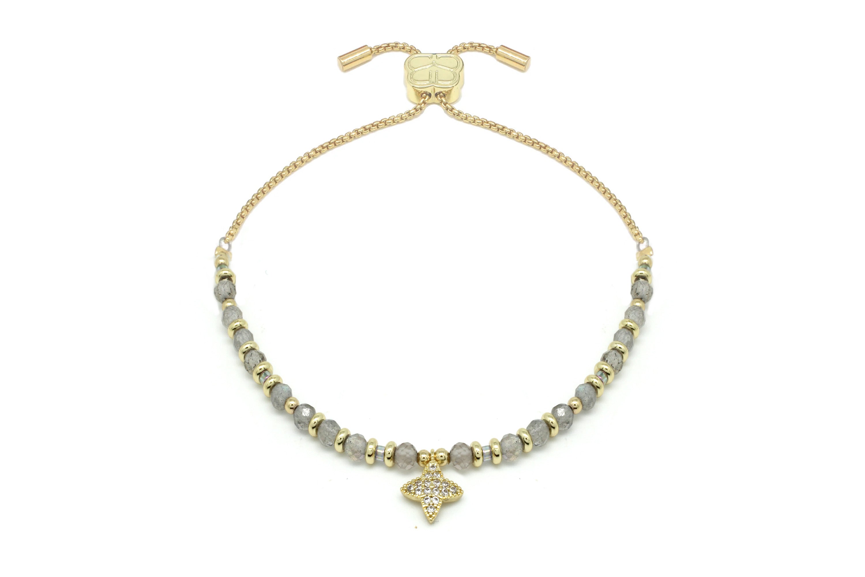 Aegis Labradorite Gold Bracelet