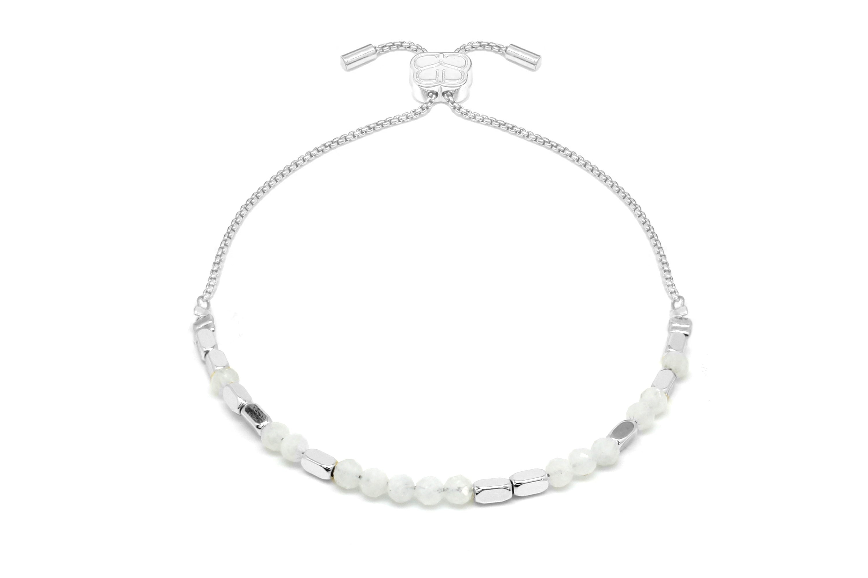 Creativity Moonstone Silver Bracelet