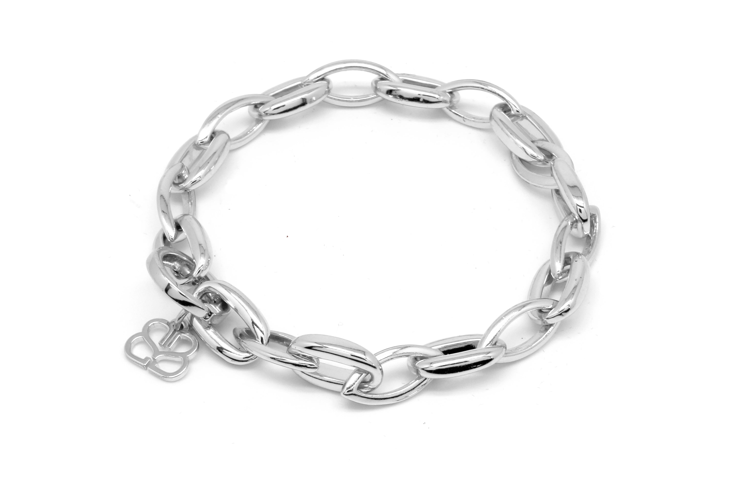 Dene Silver Chunky Chain Bracelet