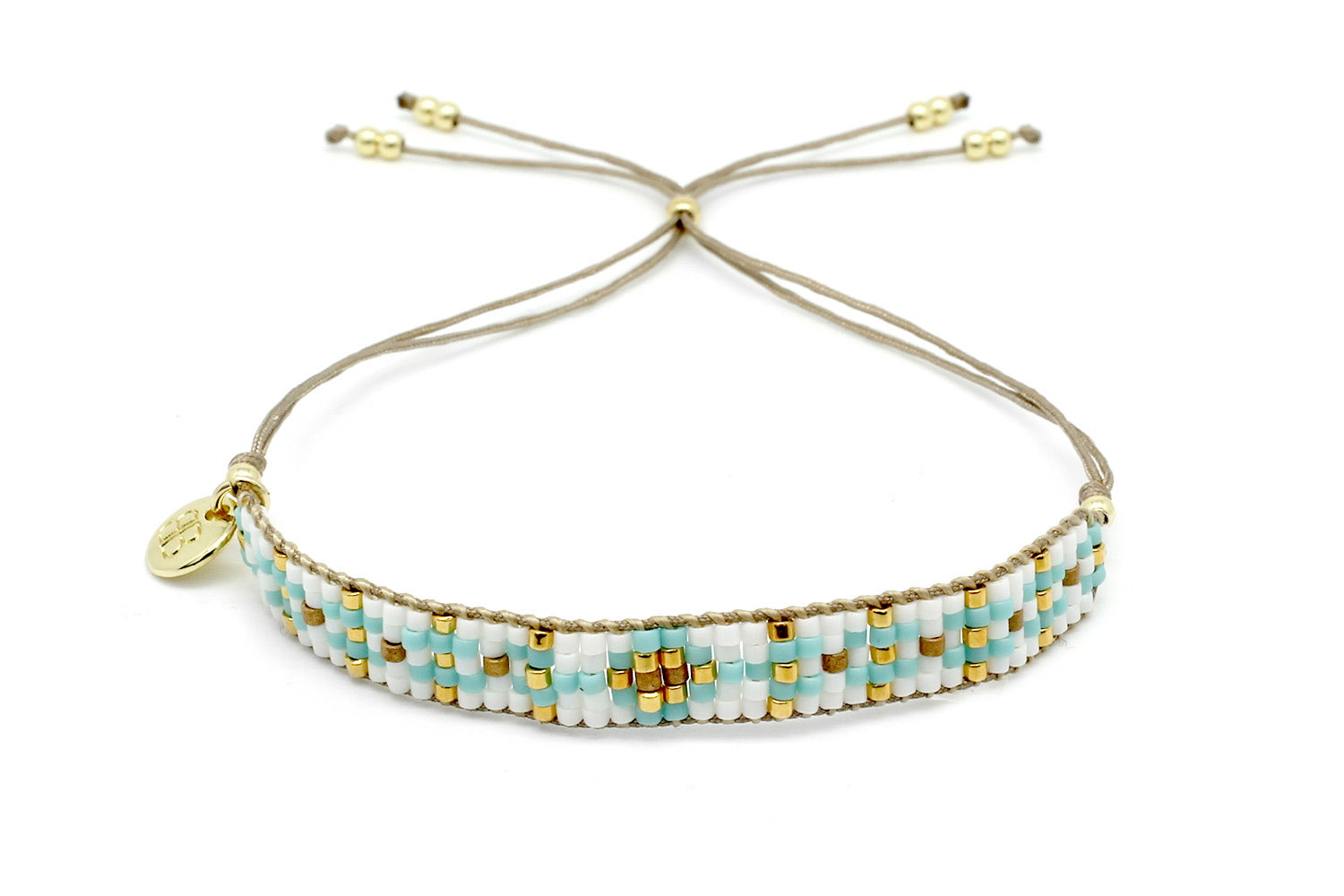 Matira White Beaded Friendship Bracelet