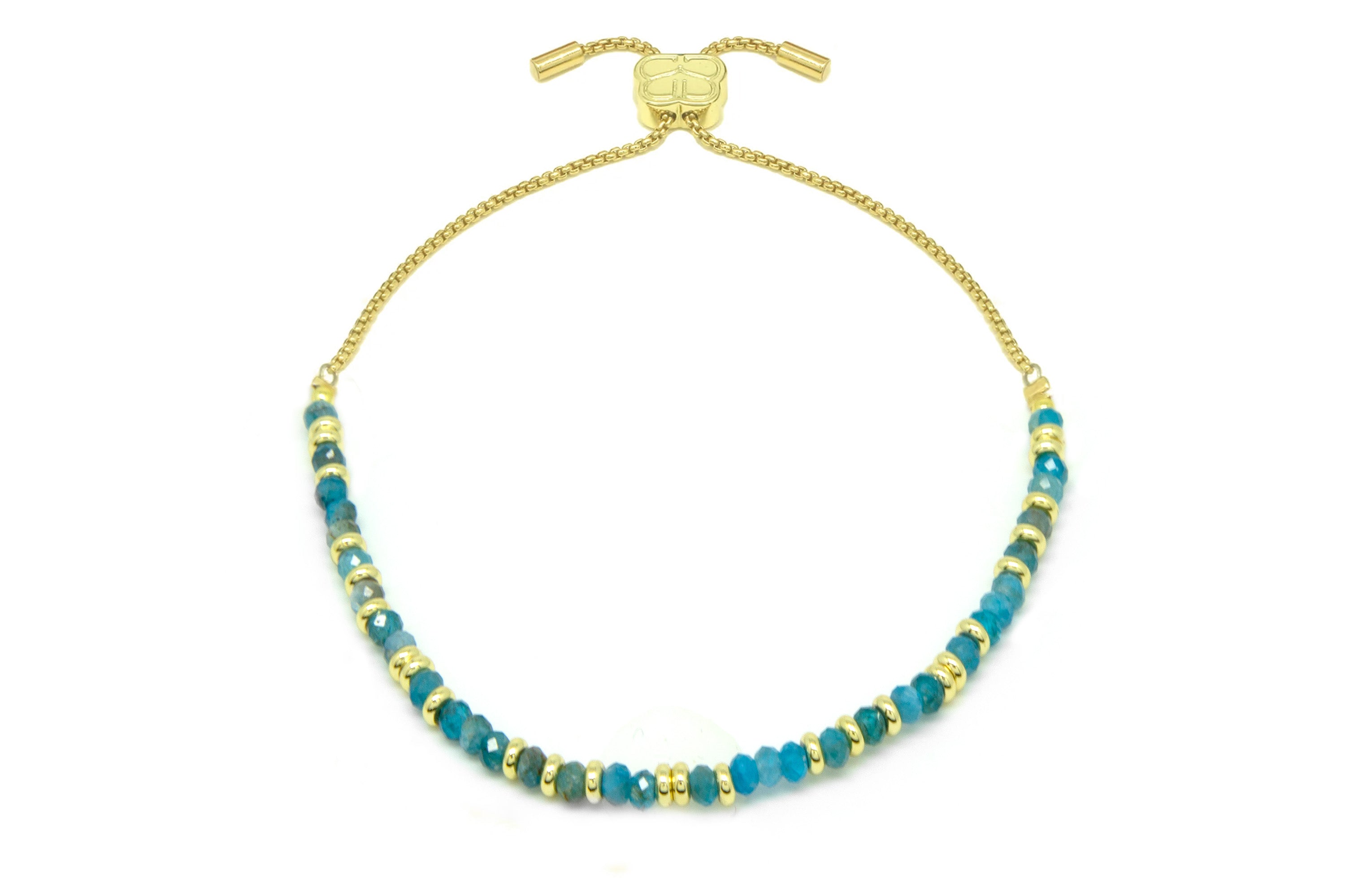 Mystical Apatite Gold Bracelet