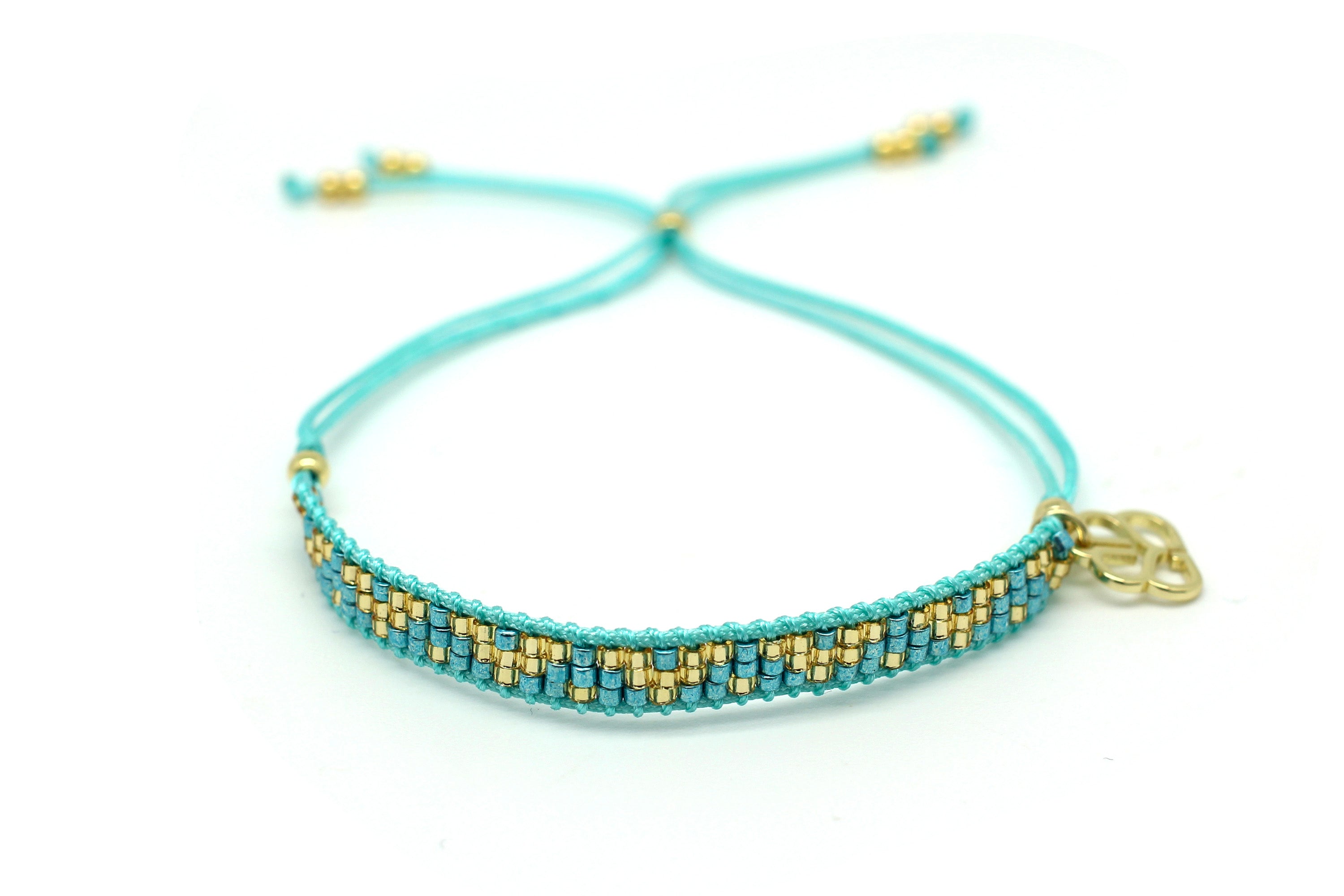 Freedom Turquoise Beaded Friendship Bracelet