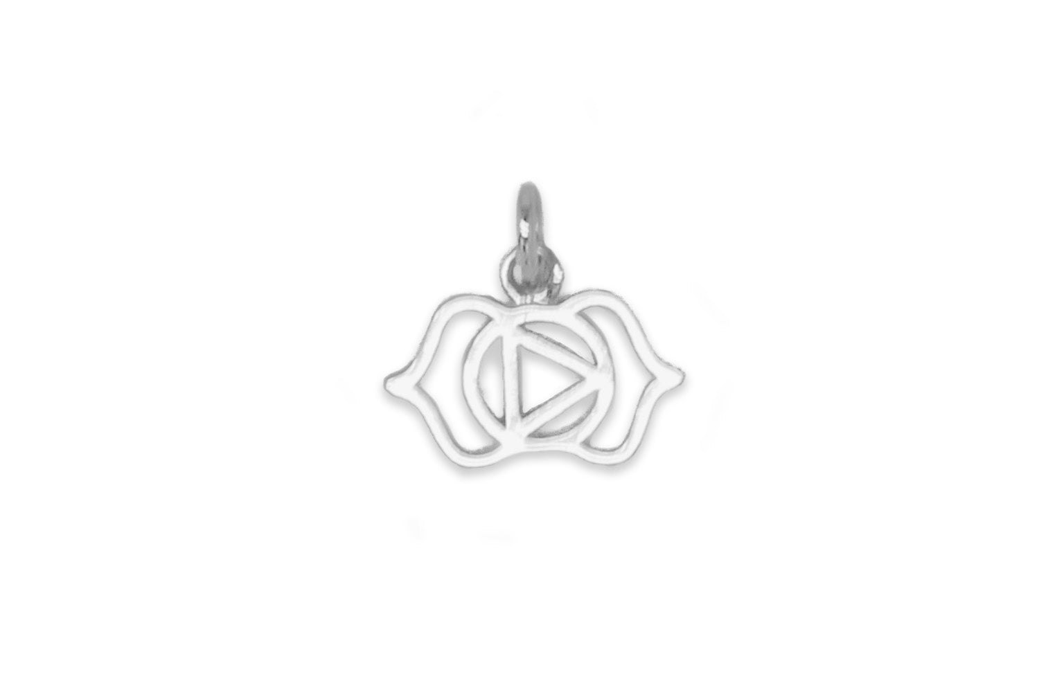 Third Eye Chakra Silver Necklace Charm