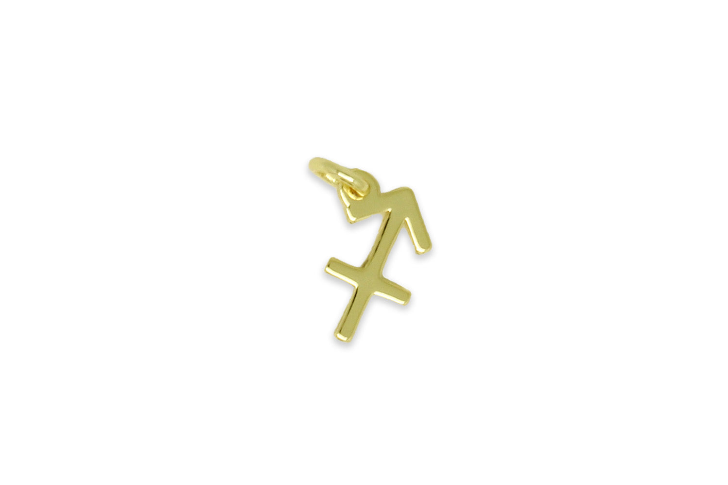 Sagittarius Zodiac Gold Necklace Charm