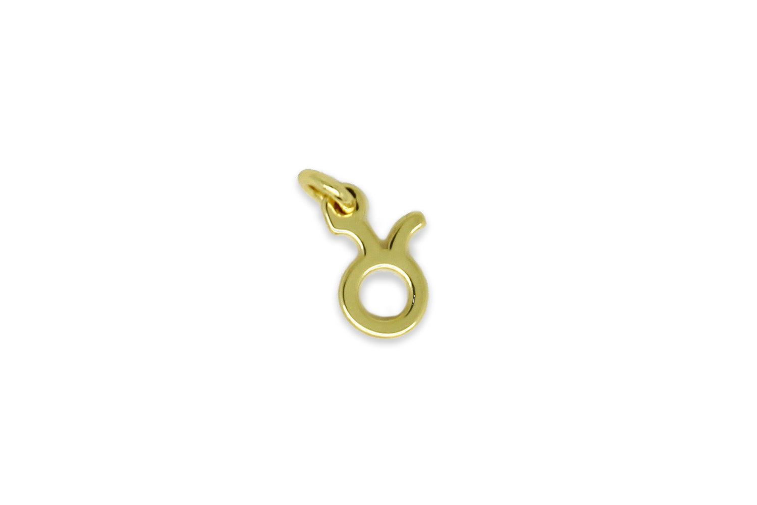 Taurus Zodiac Gold Necklace Charm