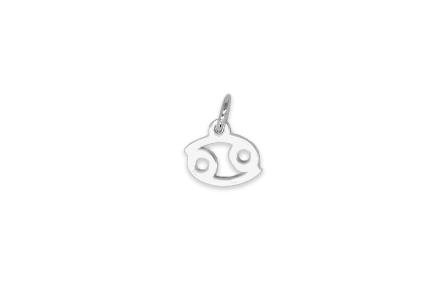 Cancer Zodiac Silver Necklace Charm